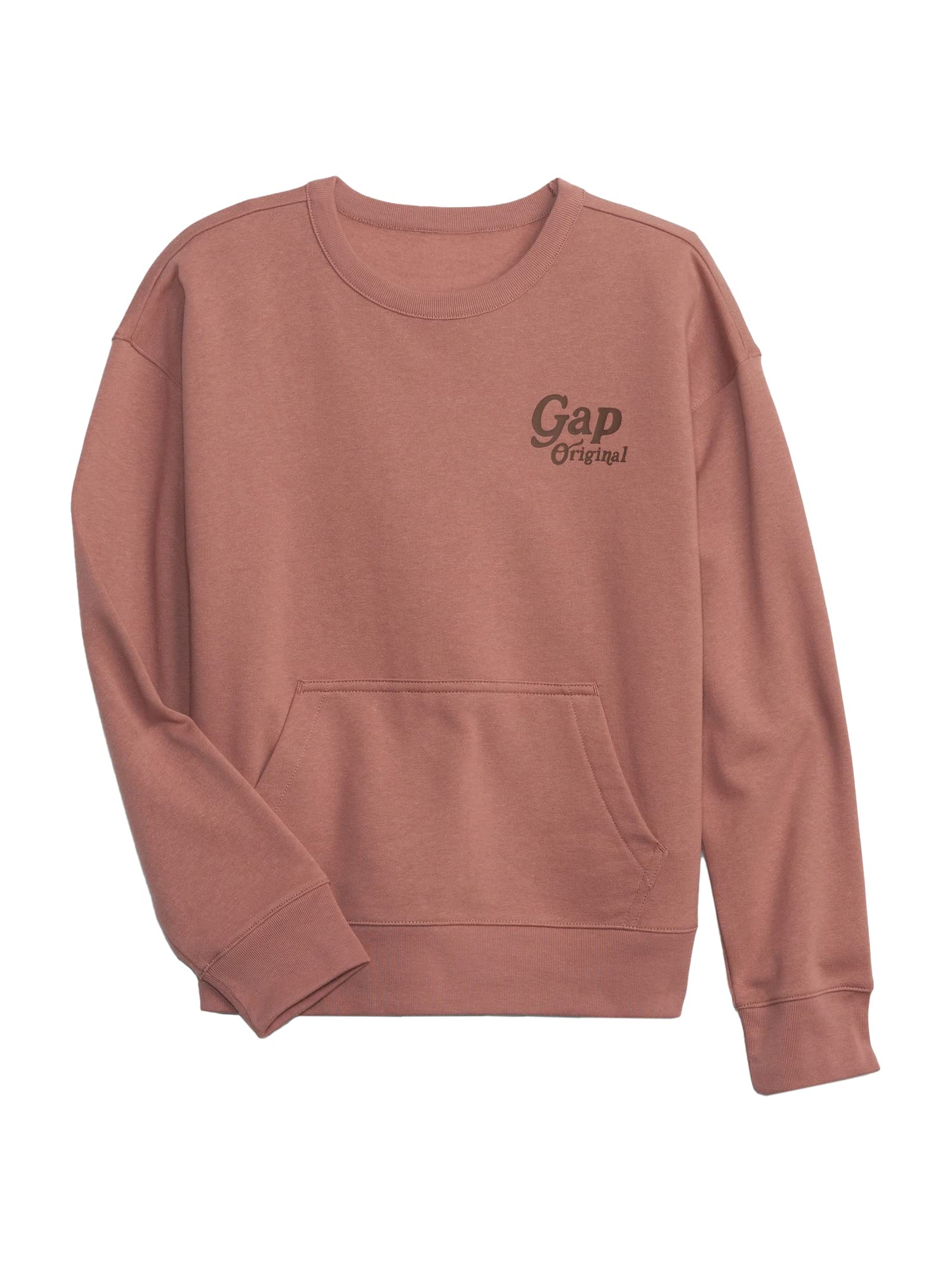 GAP Boys' Crew Sweatshirt - Soft Cotton Pullover for Kids, Stylish & Comfortable, Perfect for School, Playdates & Outdoor Adventures