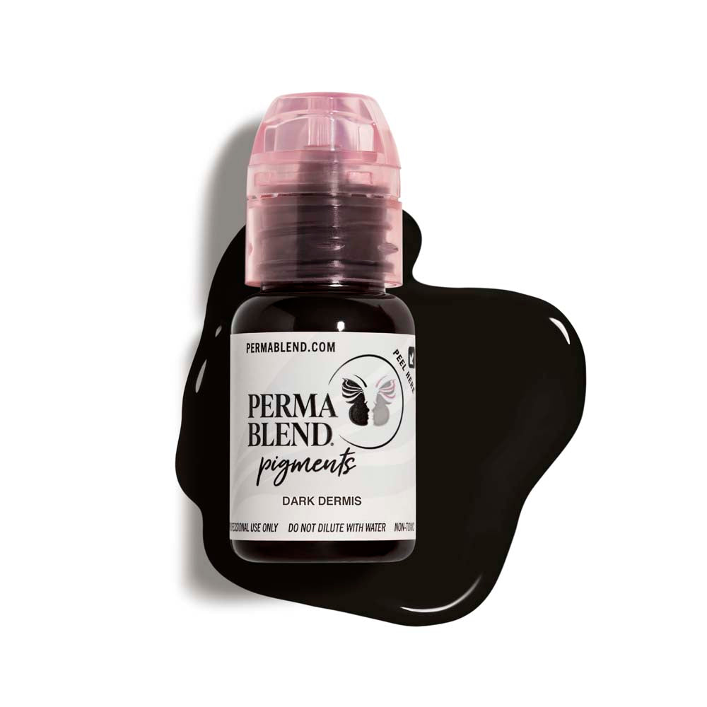 Perma Blend Scar Dark Dermis Pigment - Professional Tattoo Ink for Scar Camouflage & Skin Rejuvenation - Perfect for Covering Scars, Stretch Marks, and Skin Discoloration