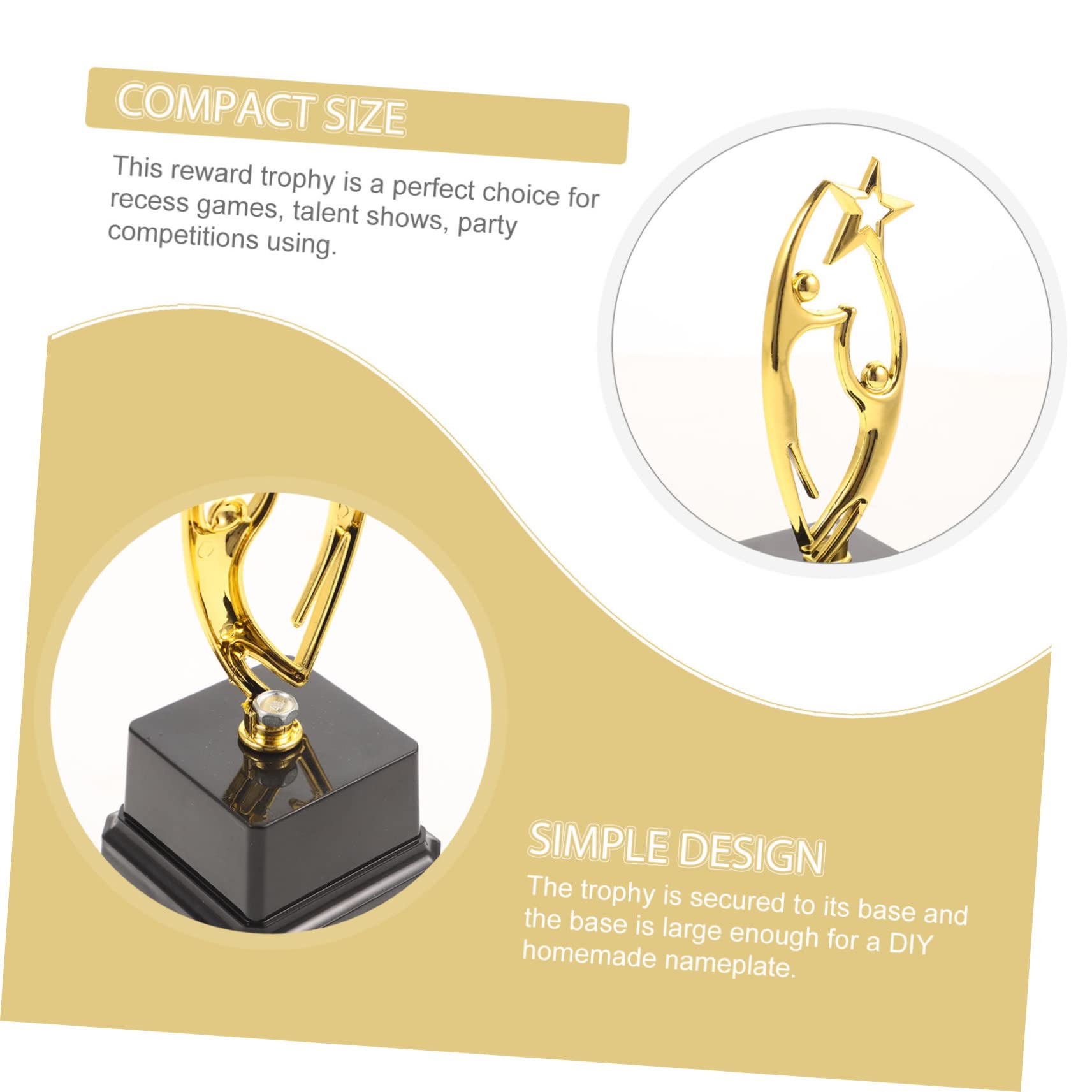 SUPVOX Basketball Trophy Toys for Kids - Sports Awards & Prizes for Children - ABS Plastic Sports Reward for Basketball Games, Competitions & School Events