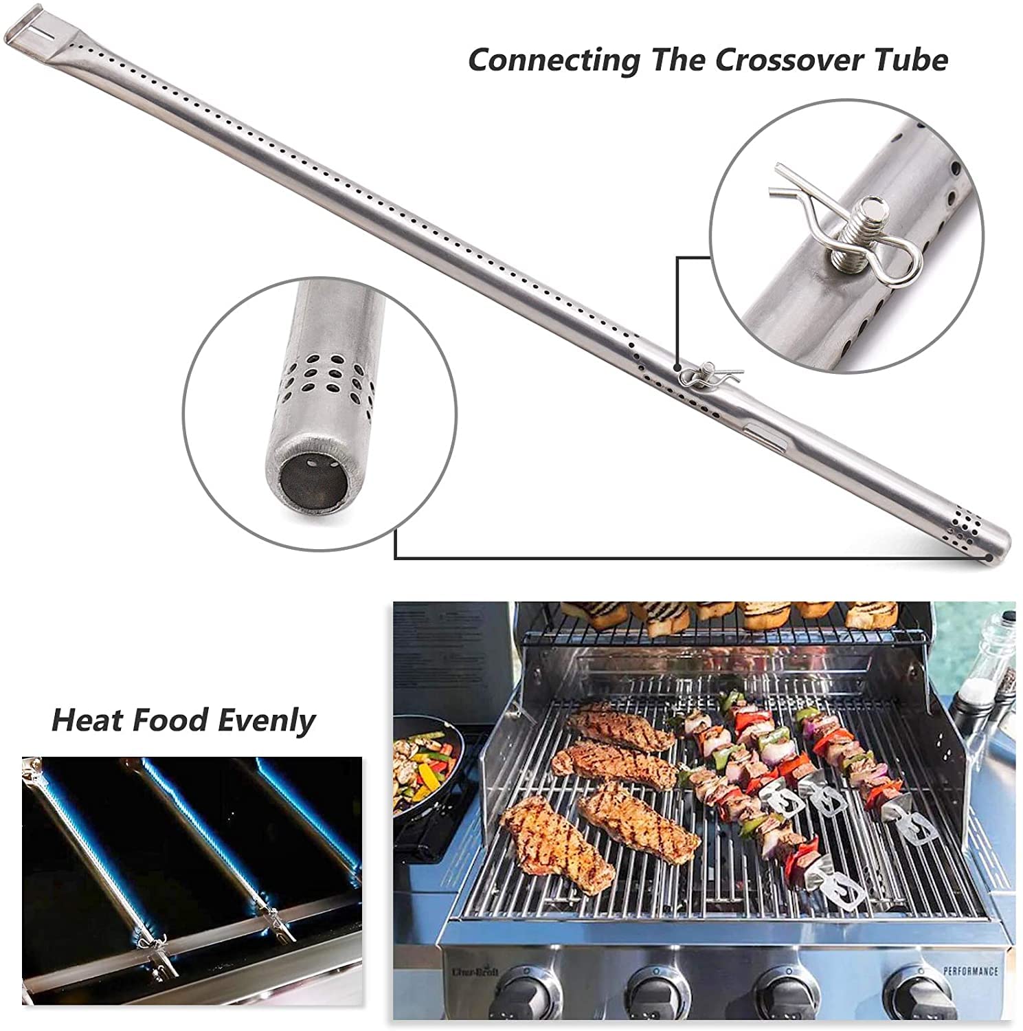 Char-Broil Performance 475 4-Burner Grill Replacement Parts - Compatible with Models 463342119, 463347017, 463377319, 463349917, 463376017, 463335517, 463332718, 463376519, 463347418 - Durable Gas Grill Accessories for Outdoor BBQ & Backyard Cooking