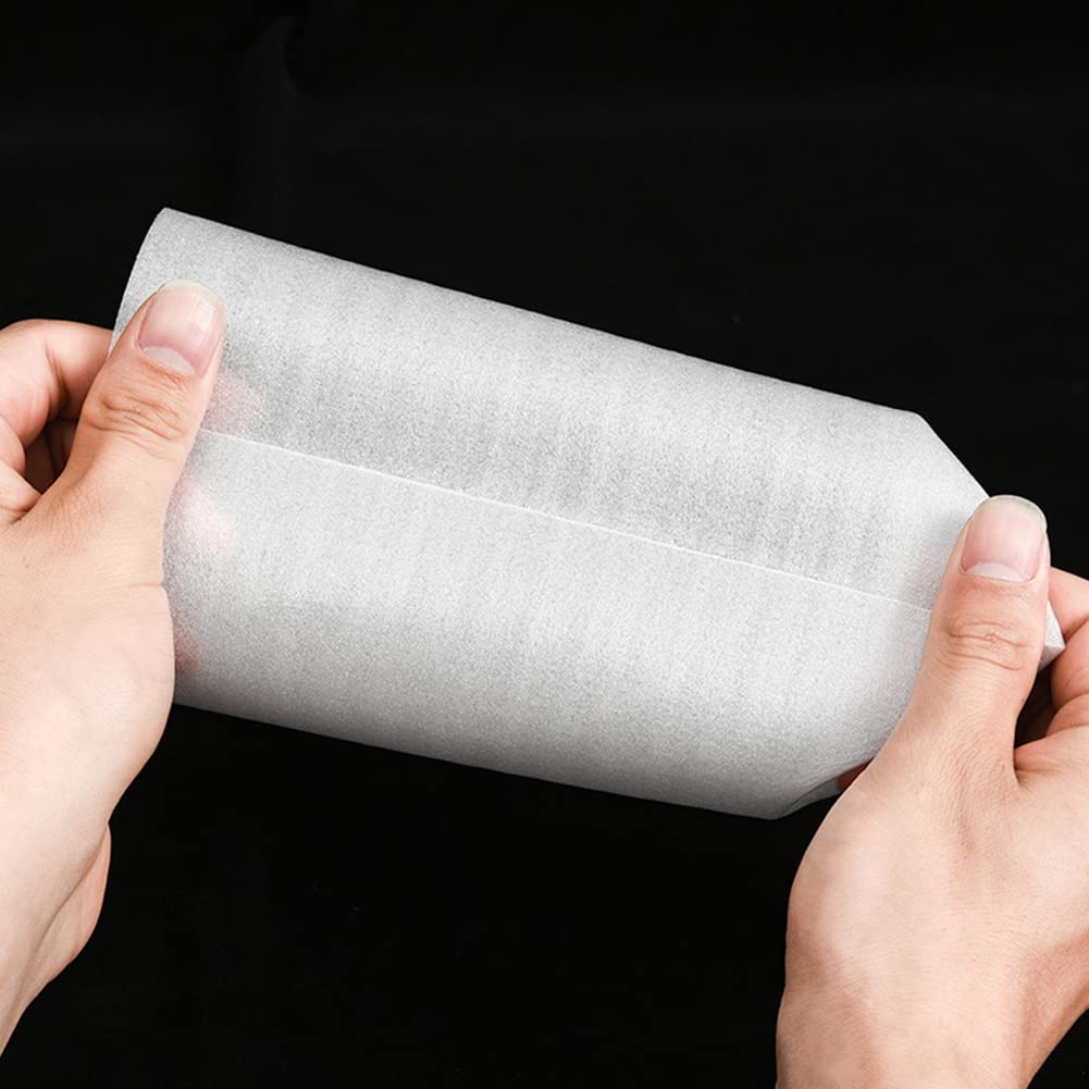 100 PCS Moistureproof Foam Pouches - Shockproof Foam Wrap Sheets for Packing & Cushioning - Waterproof Protective Packaging Supplies for Fragile Items - Ideal for Home Shipping, Electronics & Glassware Protection