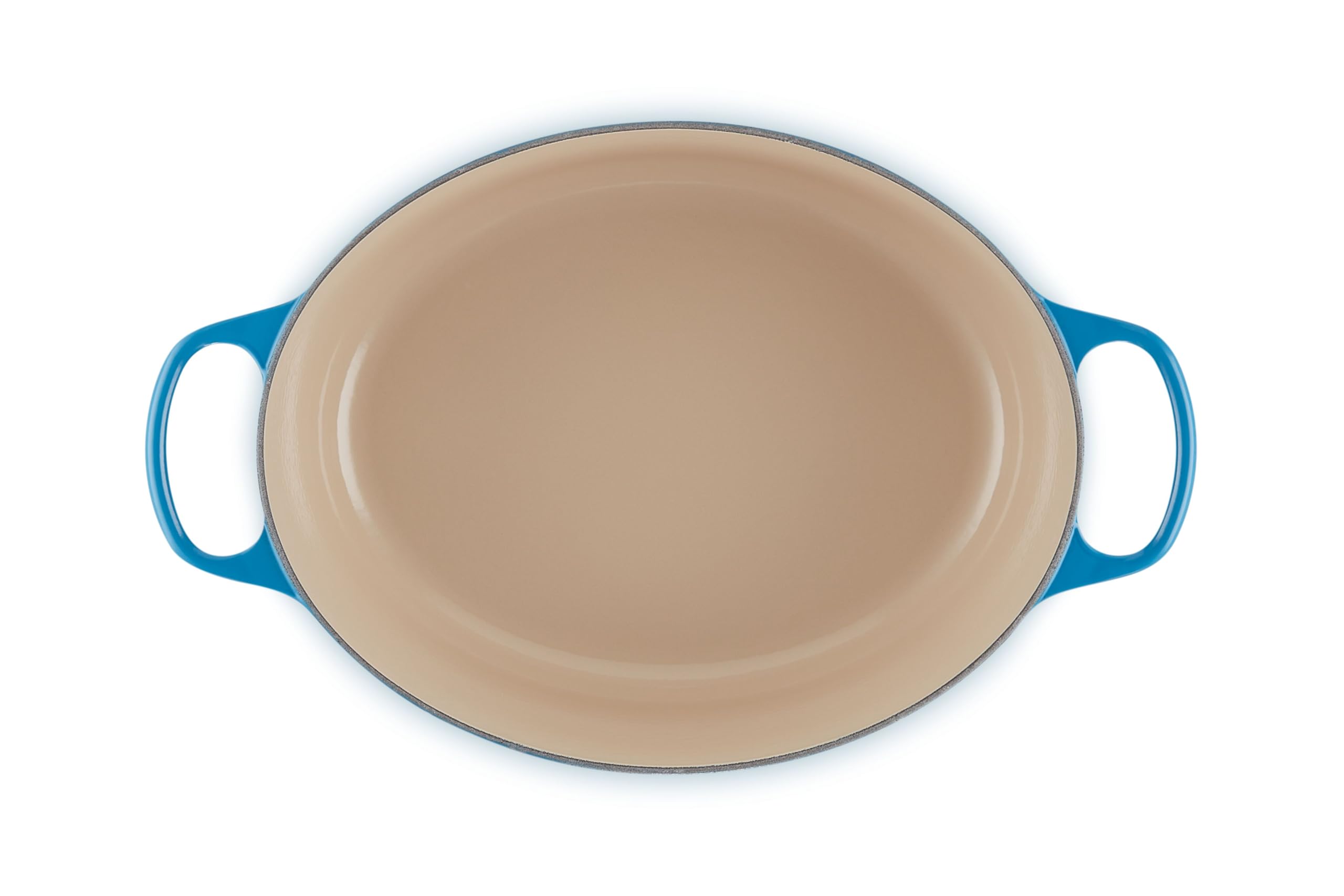Le Creuset Enameled Cast Iron Signature Oval Dutch Oven 8 Quart – Marseille Blue | Premium Cookware for Braising, Roasting & Baking | Perfect for Family Dinners & Entertaining