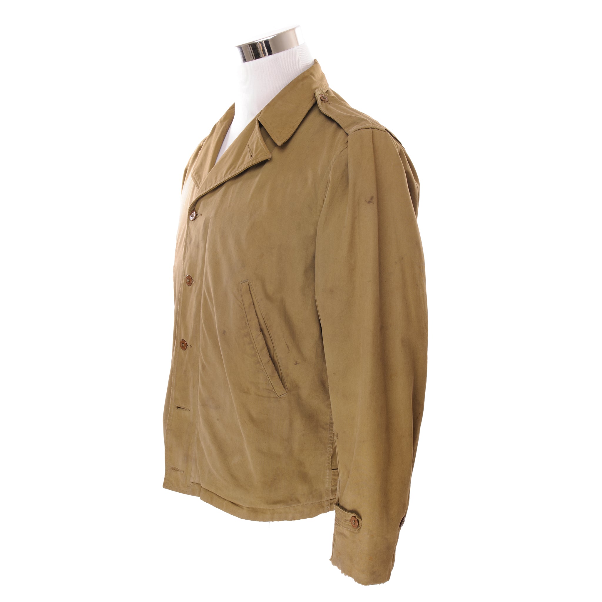 Vintage US Army Field Jacket M-1941 M41 WWII Military Surplus - Authentic 1940s Olive Drab Combat Jacket for Collectors & Reenactment