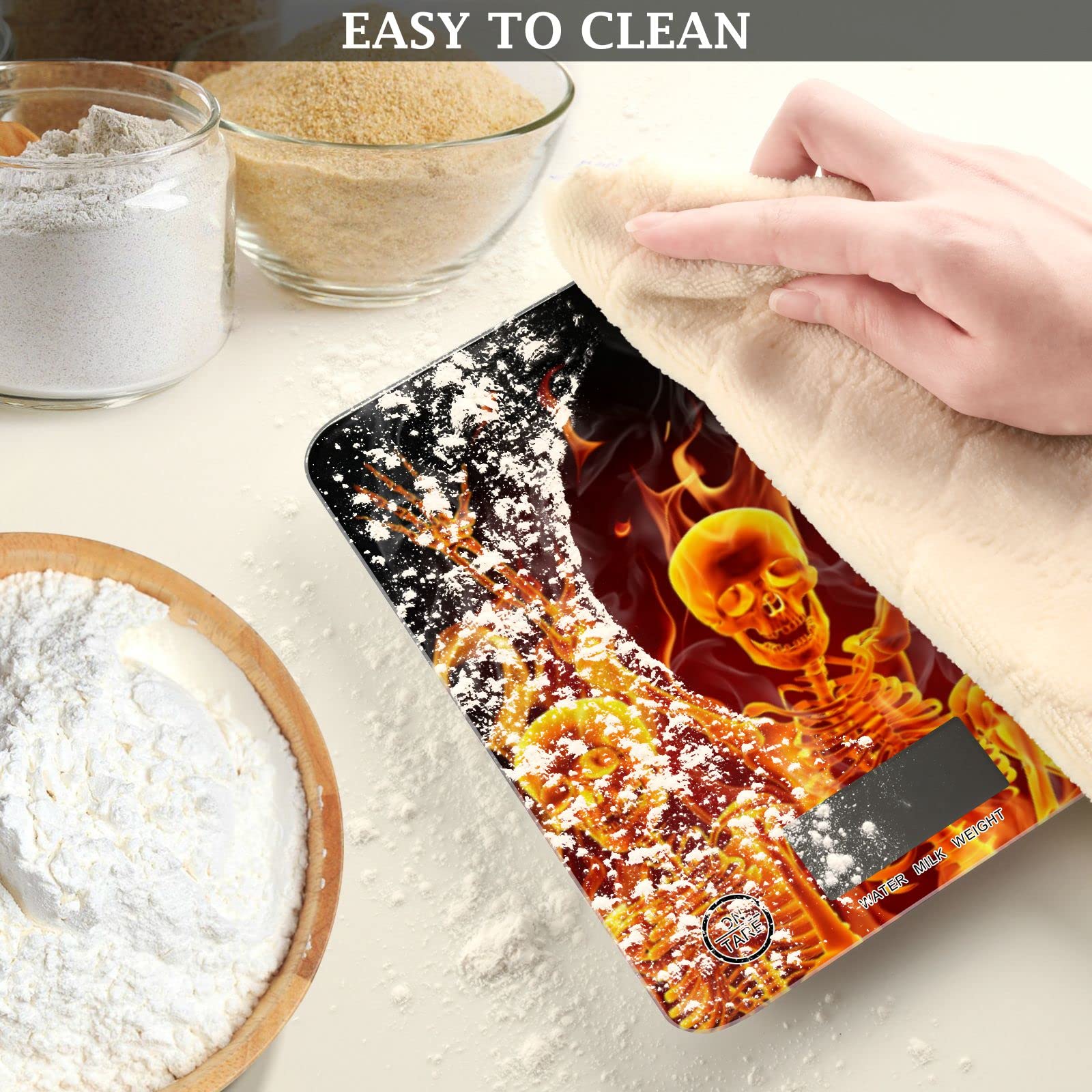 **Waterproof Digital Kitchen Scale - Food Scale with Ounces & Grams for Cooking, Baking, and Weight Loss | Accurate & Durable for Home & Professional Use**