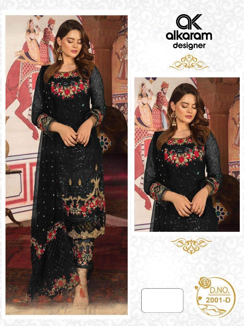 Elegant Stitched Designer Anarkali Kameez Suit with Shalwar - Heavy Reception Wear Pakistani Salwar Kameez for Women | Perfect for Weddings, Parties & Special Occasions