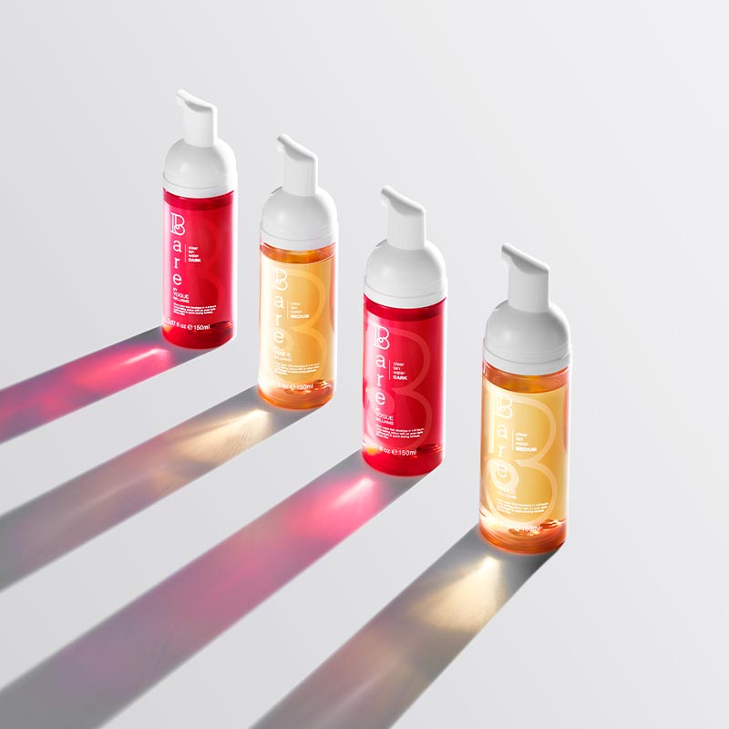 Bare by Vogue Clear Tan Water - Natural Sunless Tanning Lotion for a Glowing, Streak-Free Tan | Perfect for Beach, Pool, and Vacation Prep