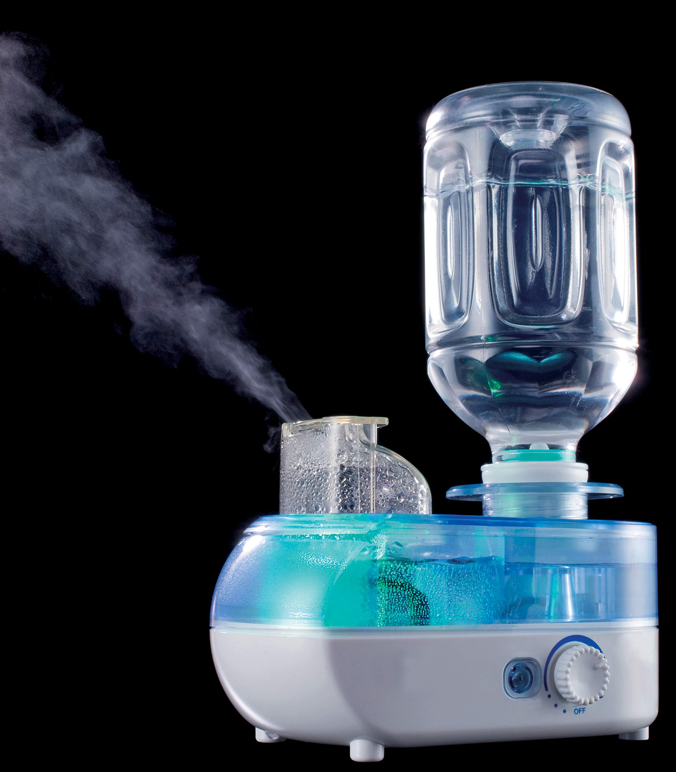 Portable Humidifier for Home Office & Bedroom - Ultrasonic Cool Mist Humidifier with Auto Shut Off - Perfect for Dry Air Relief, Baby Nursery & Travel