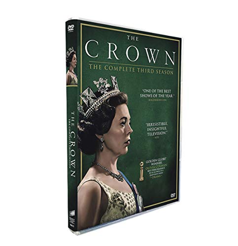 The Crown Season 3 DVD - Award-Winning Historical Drama Series | Perfect for Netflix Fans & British Royalty Enthusiasts | Great for Movie Nights & Gift Giving