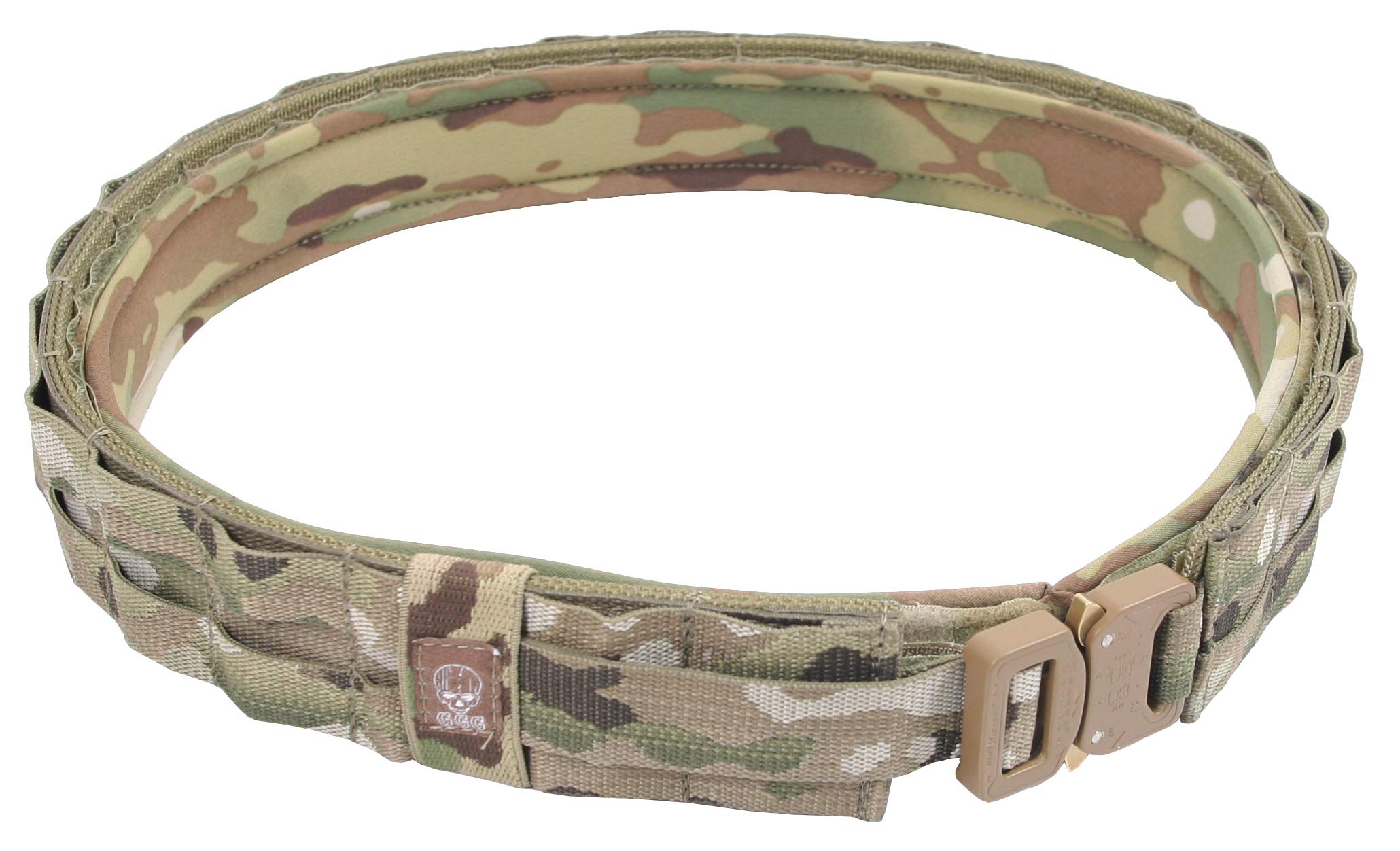 Grey Ghost Gear UGF Battle Belt with Padded Inner - Tactical Belt for Military, Police & Outdoor Enthusiasts - Perfect for Range Training, Airsoft & Survival Gear