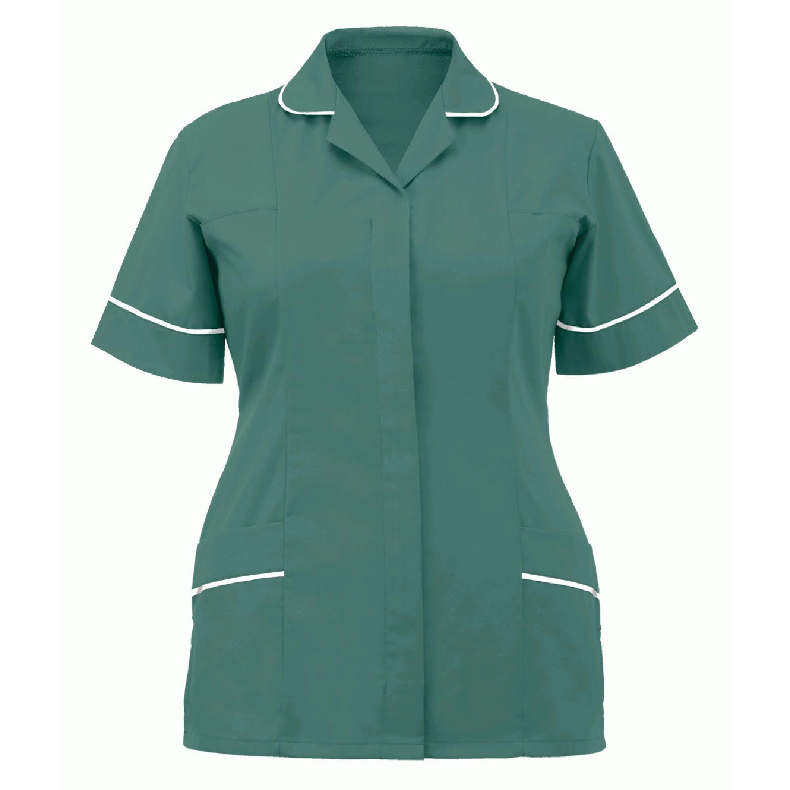Women's Nursing Tunic Uniform Top - Comfortable Lapel Protective Shirt for Nurses, Clinics & Caregivers | Perfect for Healthcare Professionals & Medical Workwear