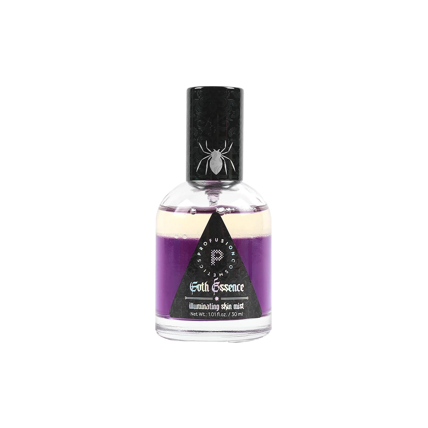 Profusion Cosmetics Gothic Essence Illuminating Face Mist - Hydrating Makeup Setting Spray with Radiant Finish, Vegan & Cruelty-Free - Perfect for Bridal, Photo Shoots & Everyday Glow