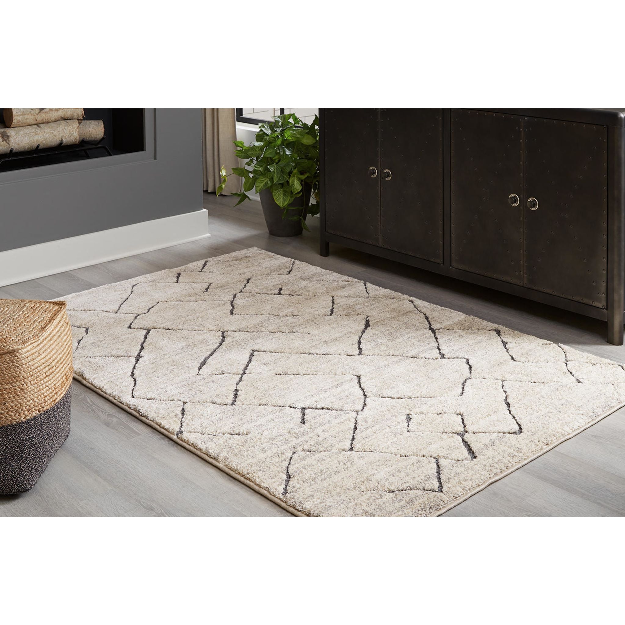 Premium Ashbertly Area Rug 8'x10' - Soft & Durable Non-Slip Living Room Rug - Perfect for Bedroom, Home Decor, and High Traffic Areas