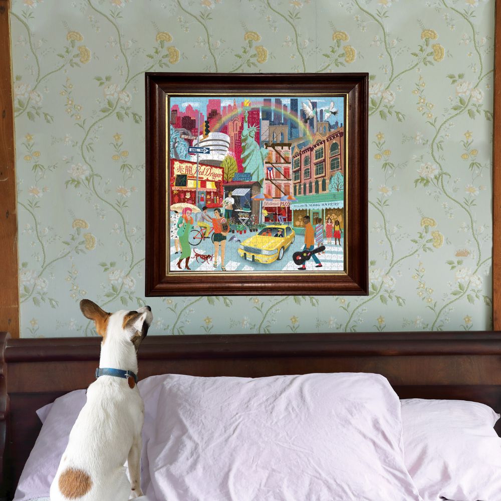 eeBoo 1000 Piece New York City Life Jigsaw Puzzle - Perfect for Family Game Night & Home Decor