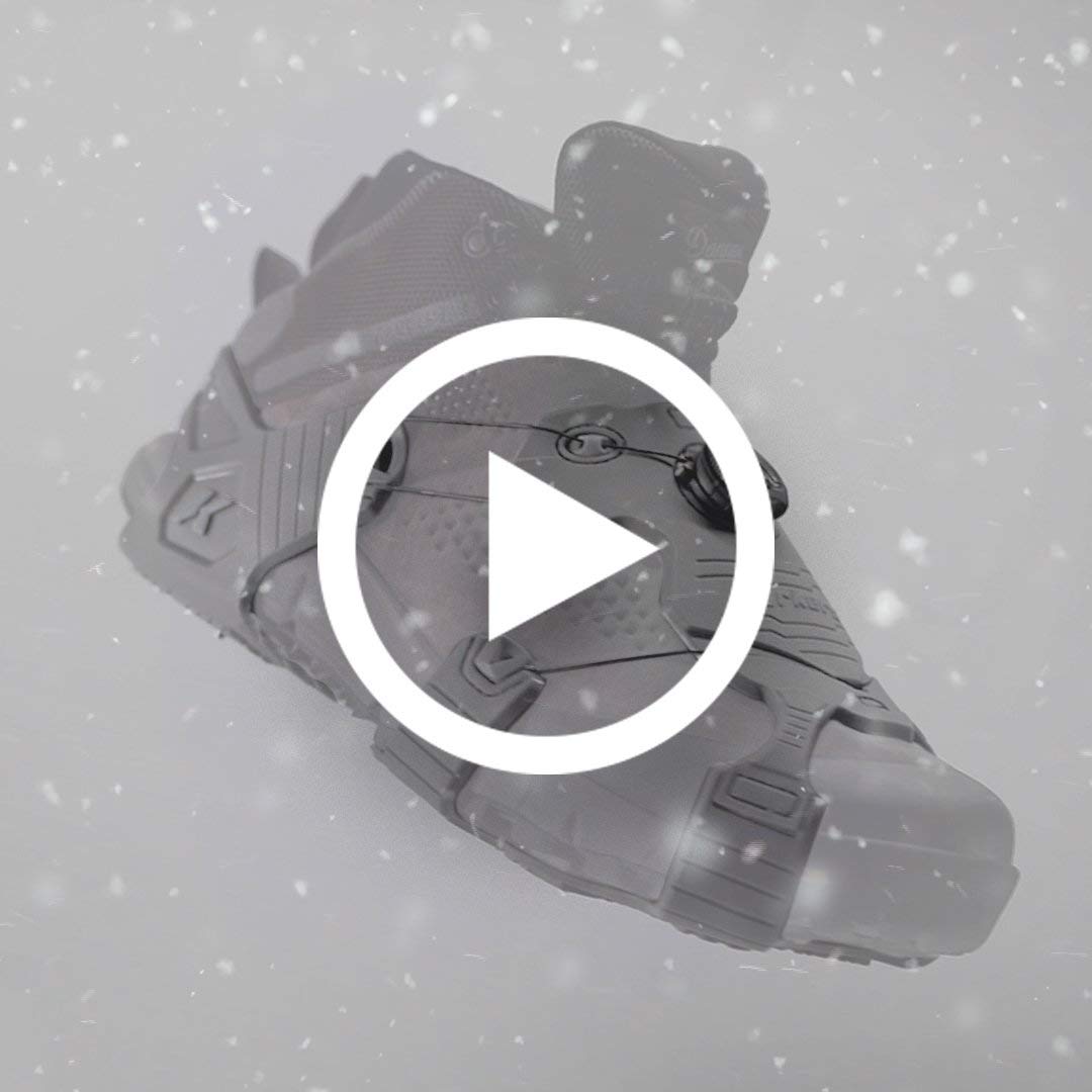 Korkers Ice Walker Ice Cleats - Lightweight & Durable Traction for Winter - 22 Replaceable Steel Spikes for Hiking, Walking & Snowy Terrain - Perfect for Ice Fishing, Hunting & Outdoor Adventures