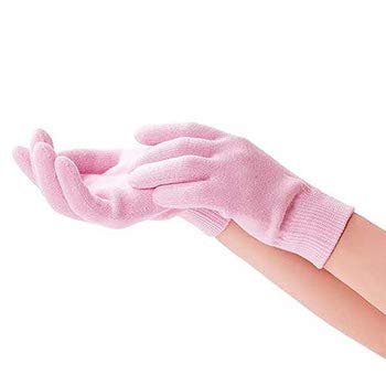 HARI KRISHNA Moisturizing Gel Gloves for Dry Cracked Hands - Vitamin E & Natural Oils Treatment for Skin Repair, Whitening & Exfoliation | Winter Hand Care, Spa Treatment & Overnight Moisture Therapy