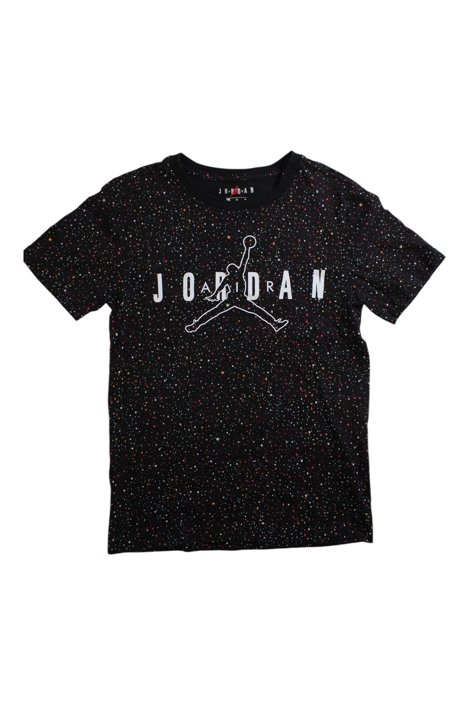 Air Jordan Graphic Logo T-Shirt for Men - Official NBA Basketball Jersey Style Tee (Size 10-12Y) - Perfect for Streetwear, Gym & Casual Outfits