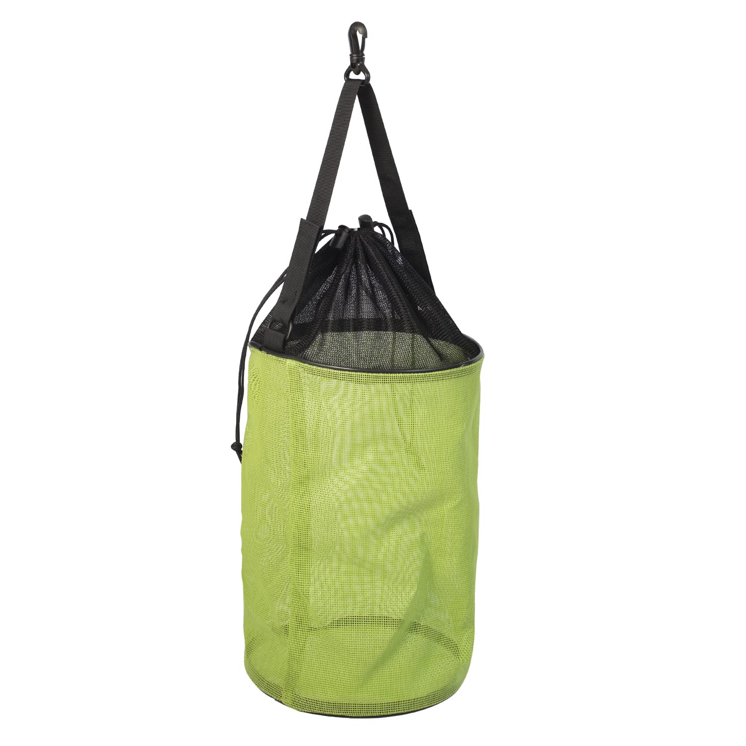 Foldable Fishing Bait Bag - Textilene Mesh Net Storage Cage for Fishing Gear | Portable Bait Bucket for Kayak, Boat & Shore Fishing