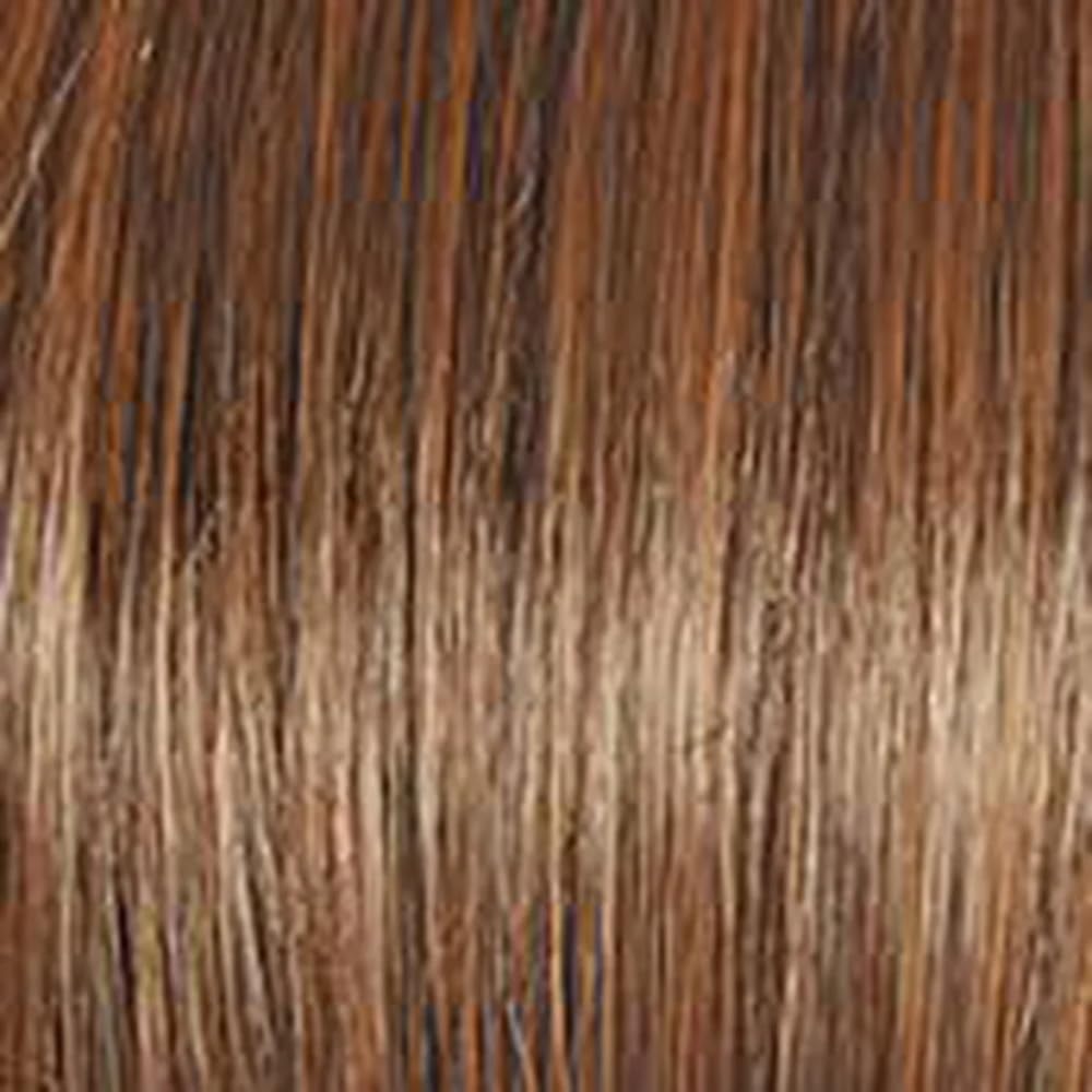 Raquel Welch Cinch Short Sassy Asymmetrical Boy Cut Wig by Hairuwear - Average Cap Size, SS29/20 Strawberry Blonde | Perfect for Cosplay, Costume Parties & Everyday Fashion