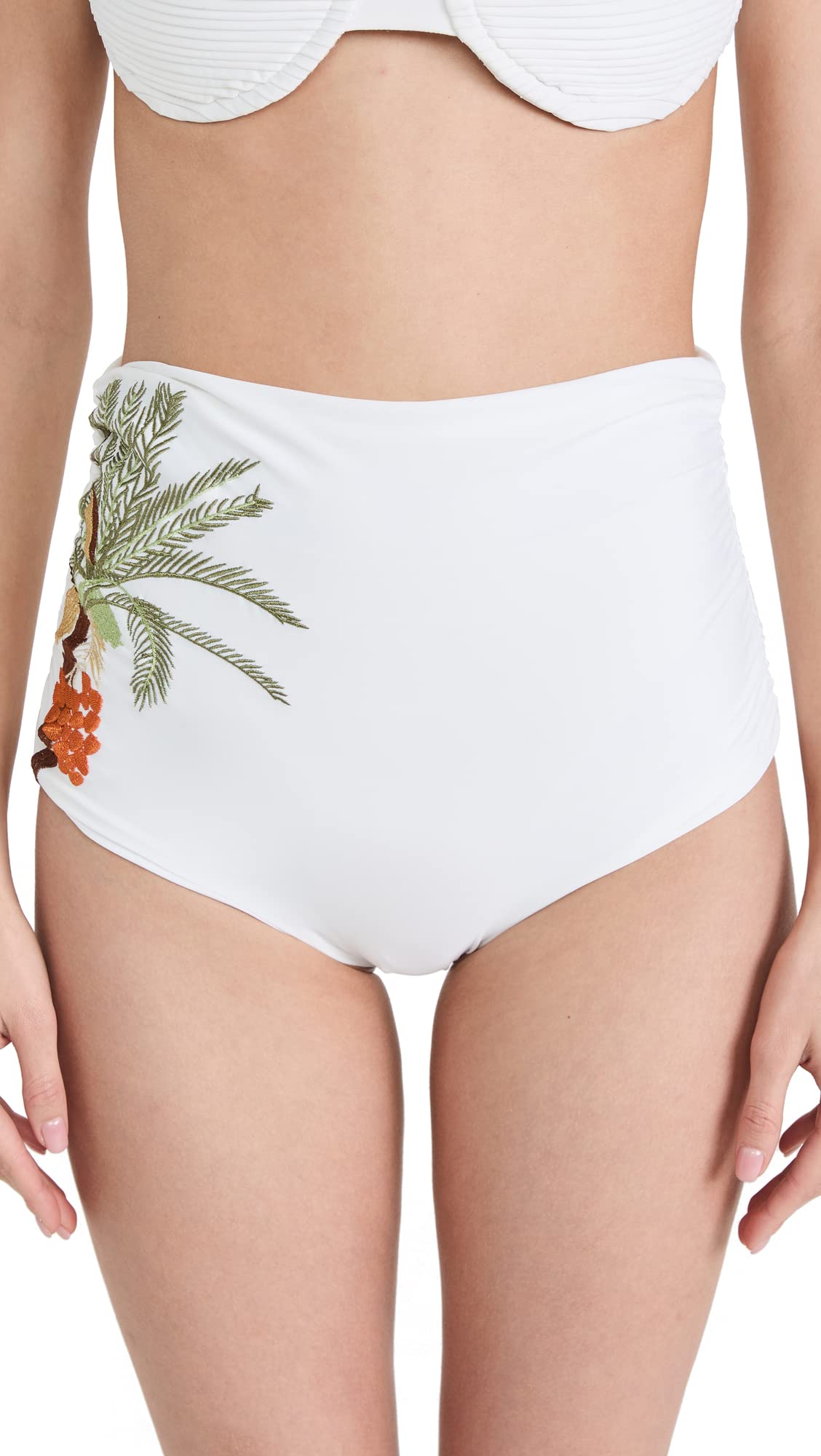 Juan de Dios Women's Victoria Vintage Bikini Bottoms - High Waisted Retro Swimwear for Women - Perfect for Beach, Pool & Summer Vacations