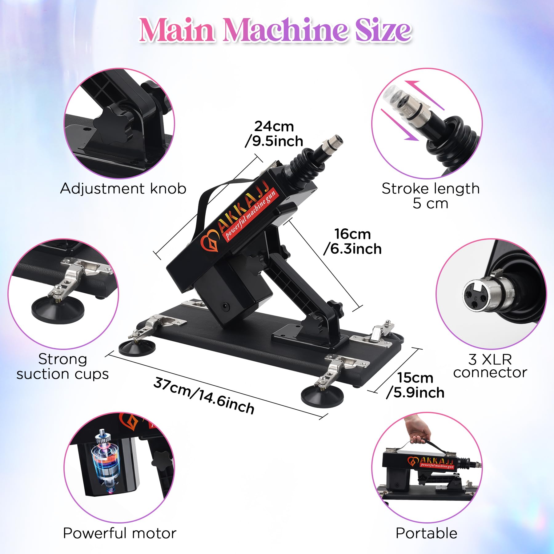 Automatic Thrusting Sex Machine for Men & Women - Hands-Free Adult Toy with Realistic Vagina & Multiple Speed Settings | Perfect for Solo Play, Couples, and BDSM Exploration