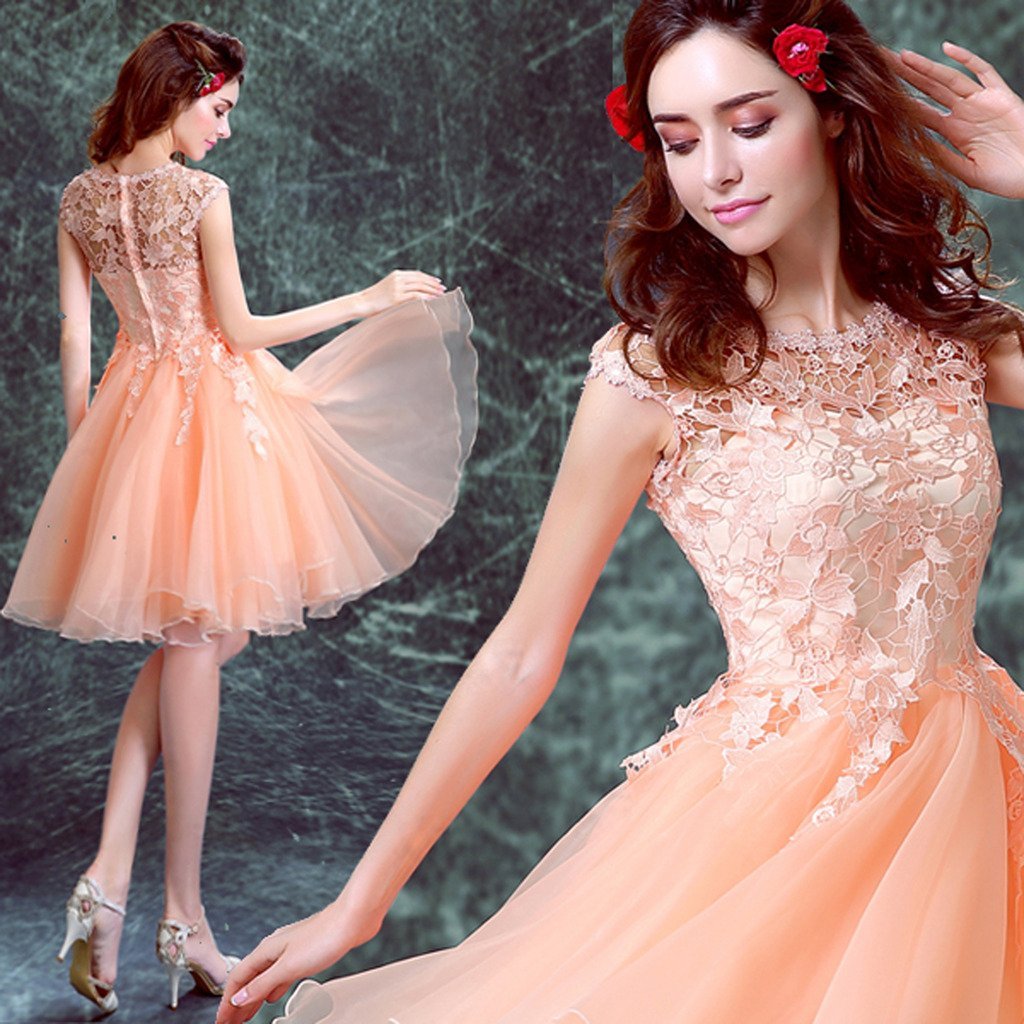 Elegant Girls High Neck Lace Party Dress for Graduation, Homecoming & Special Occasions | Formal Dresses for Teens & Juniors | Perfect for Prom, Weddings & School Dances