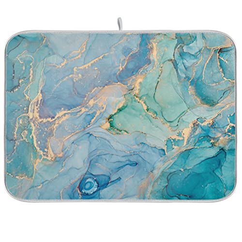 teal marble