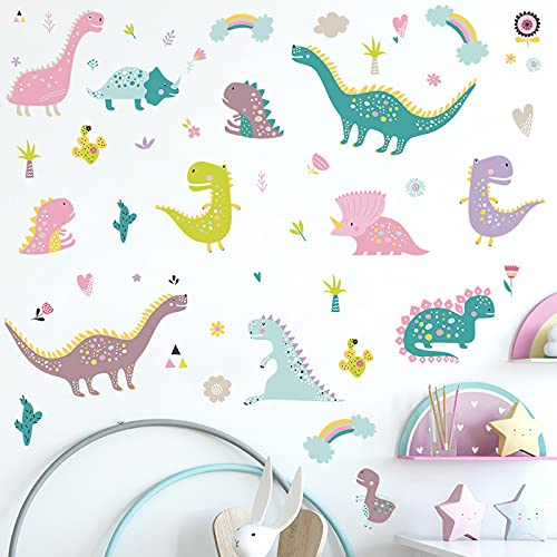 Arawat Rainbow Wall Decals for Girls Bedroom - 3D DIY Peel and Stick Wall Art Stickers, Kids Room Decor, Nursery & Living Room Wall Murals - Perfect for Birthday Parties, Baby Showers & Home Decoration