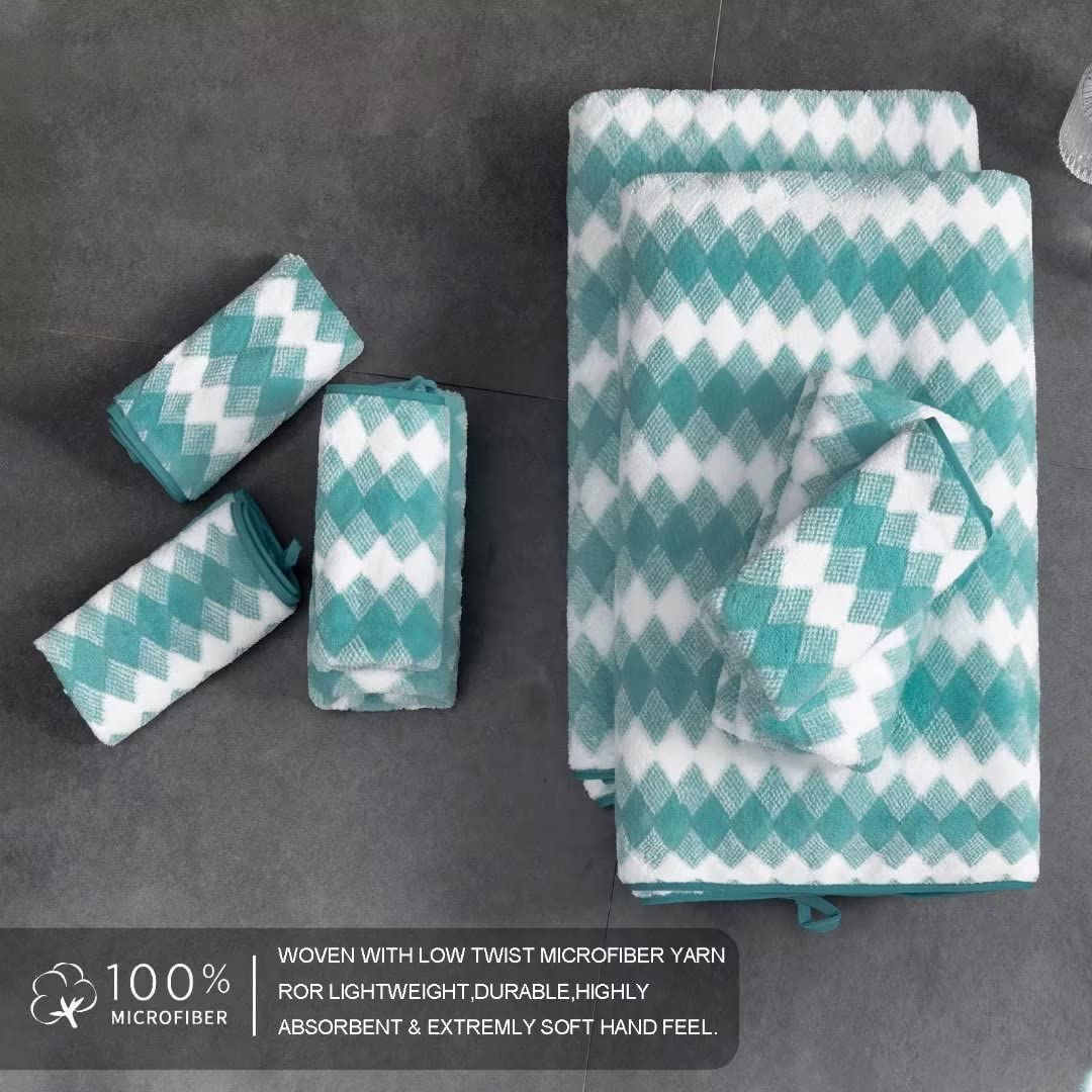 Premium 2-Pack Microfiber Hand Towels Set - 16