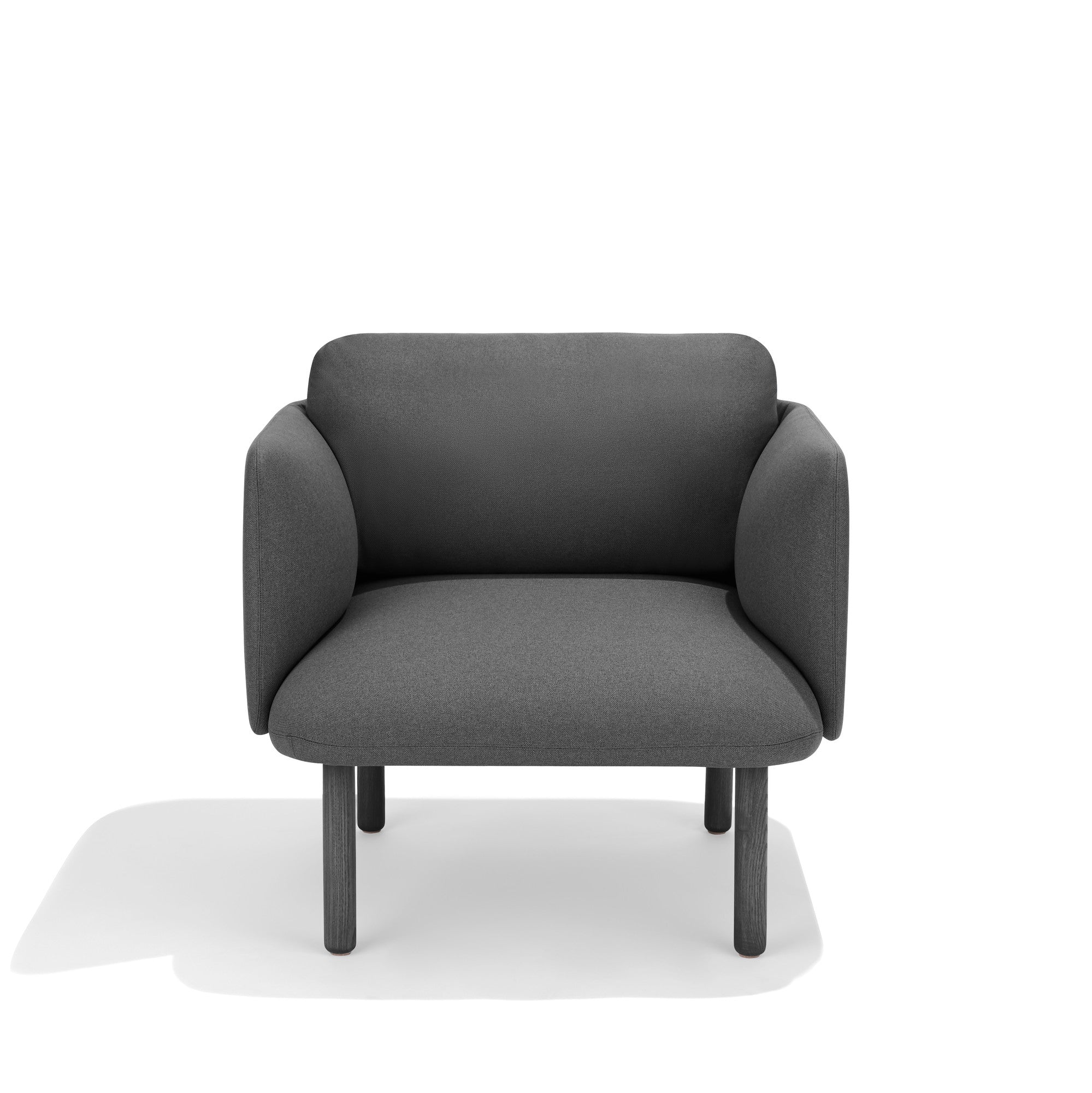 QT Low Lounge Chair - Modern Minimalist Accent Chair for Living Room, Bedroom, or Office - Perfect for Relaxing, Reading, and Lounging