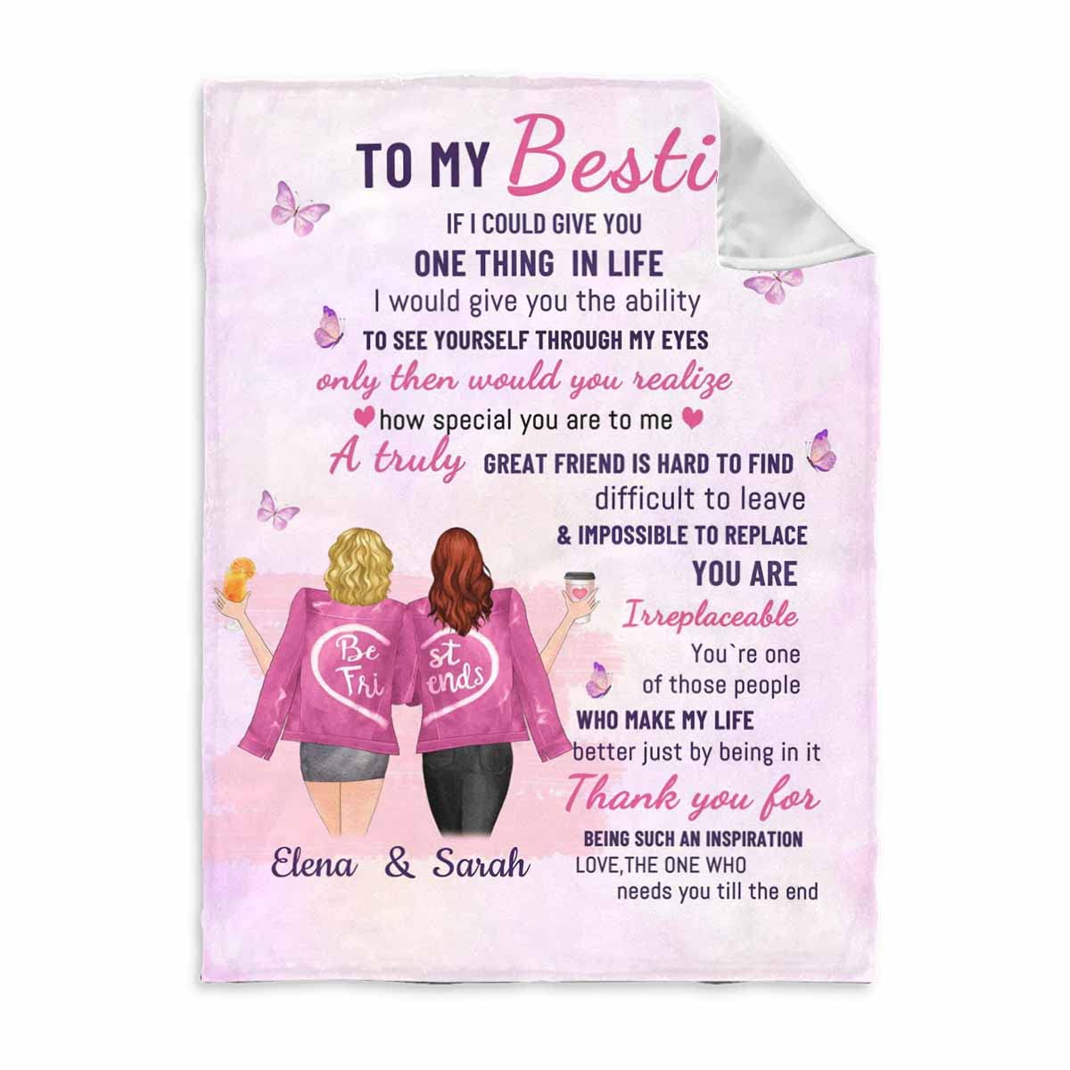 Personalized Best Friend Blanket - 