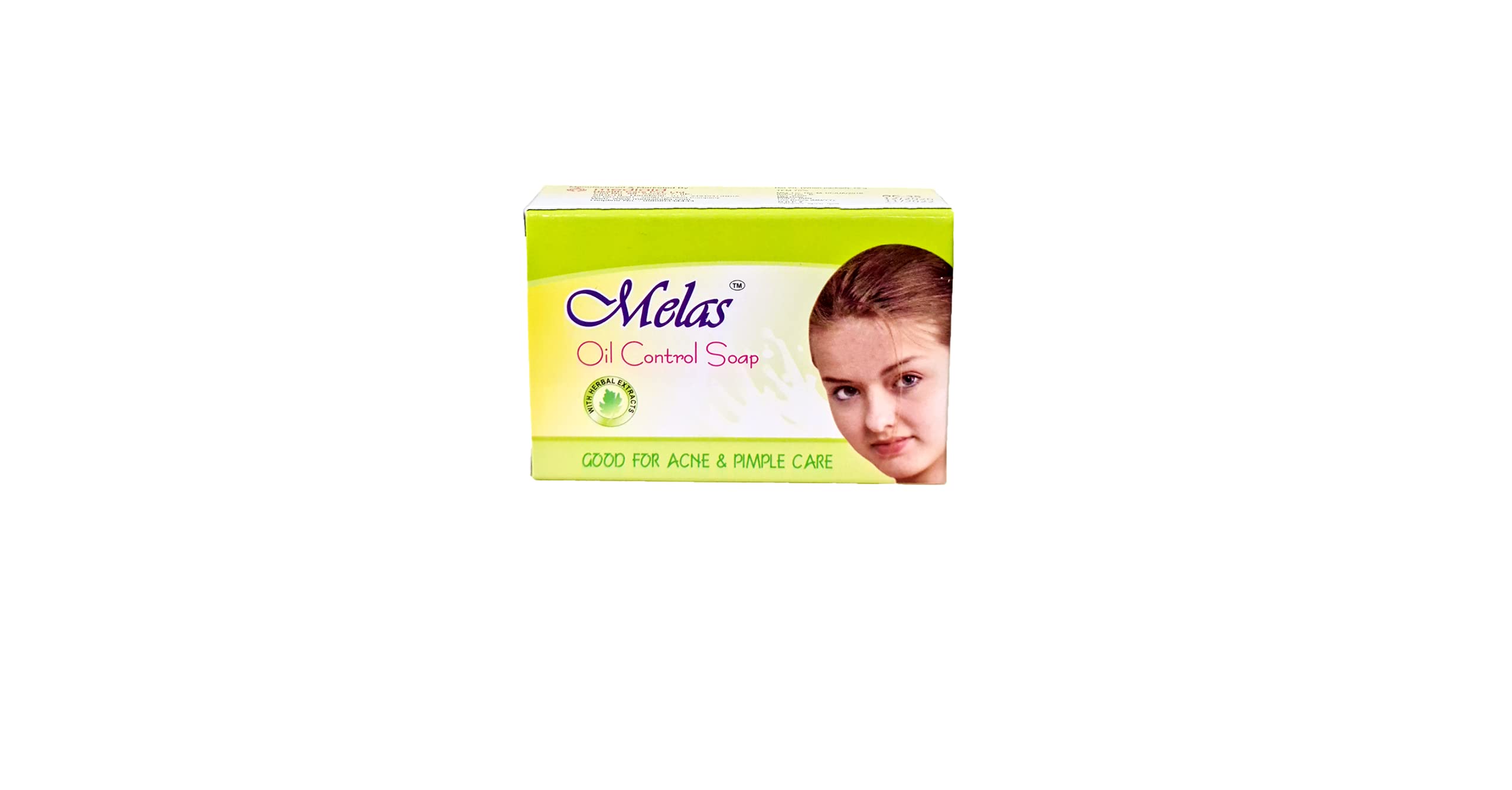 Melas Oil Control Soap for Acne-Prone Skin - Pack of 2 | Deep Cleansing Face Wash for Oily & Combination Skin | Perfect for Daily Skincare Routine & Travel