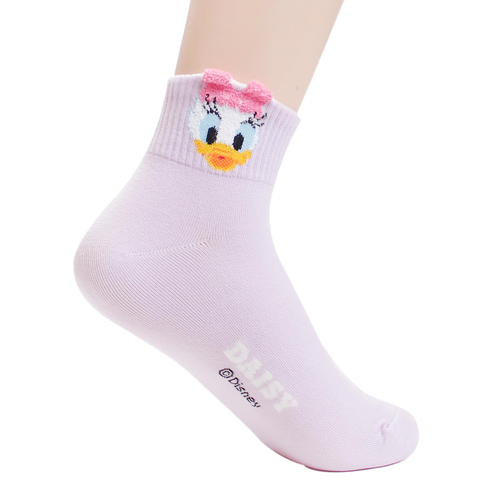 Cartoon Character Women's Crew Socks - Fun & Comfortable Original Design Ankle Socks for Daily Wear, Workout, and Gift Giving