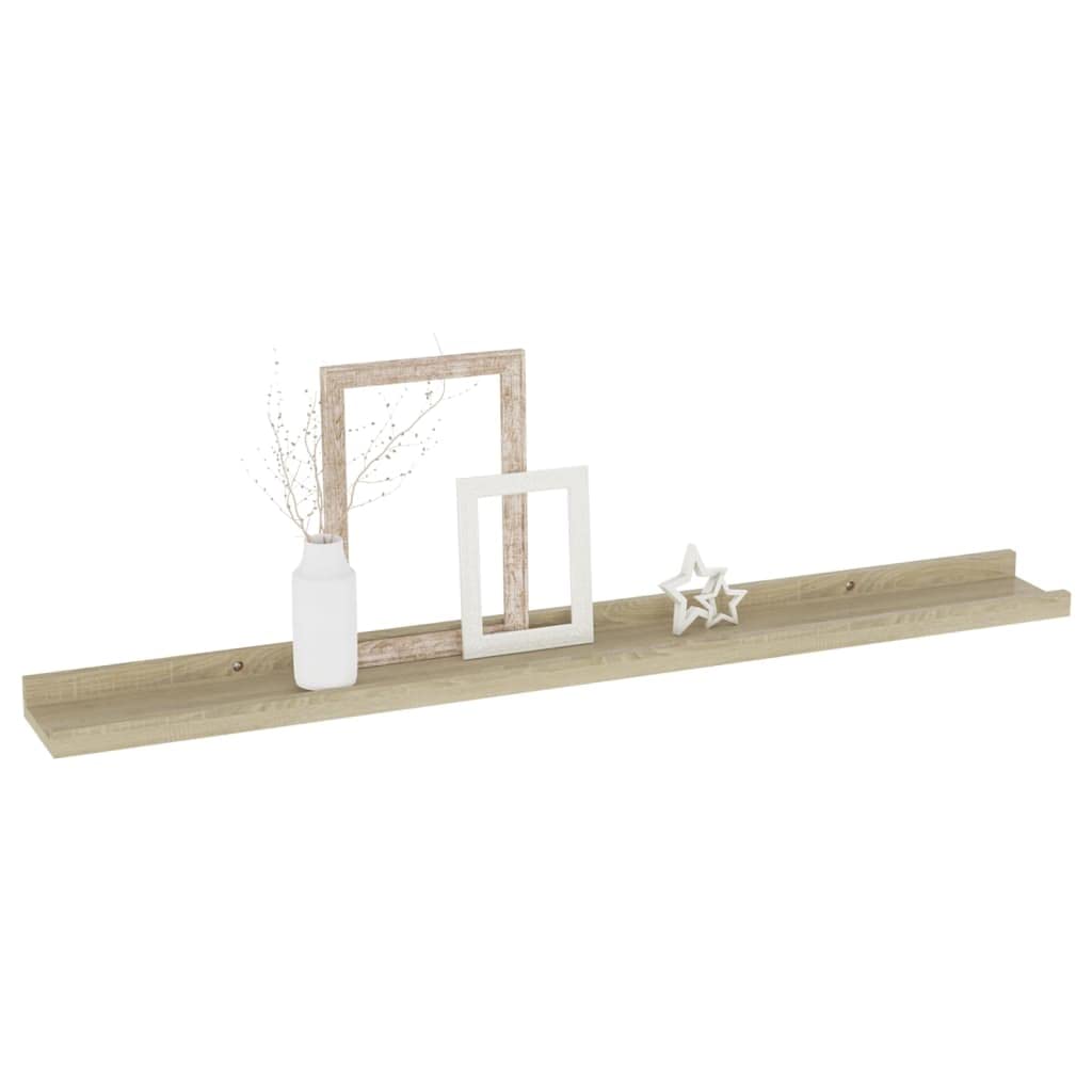 vidaXL Wall-Mounted Shelves Set of 2 - 31.5
