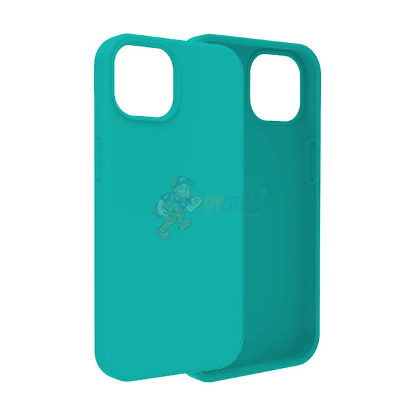 iPhone 13 Mini Slim Soft Silicone Case - Shockproof & Protective Cover in Sea Green | Perfect for Everyday Use, Travel & Outdoor Activities