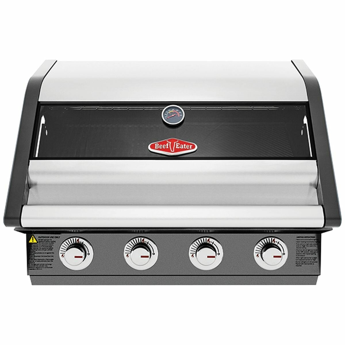 Beefeater 1600 Series Dark 4-Burner Built-In BBQ Grill BBG1640DA – Perfect for Outdoor Cooking, Backyard Parties, and Family Gatherings