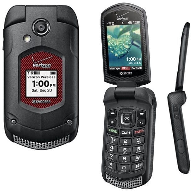 Kyocera DuraXV E4520 Rugged Flip Phone - Verizon Unlocked, 2.4