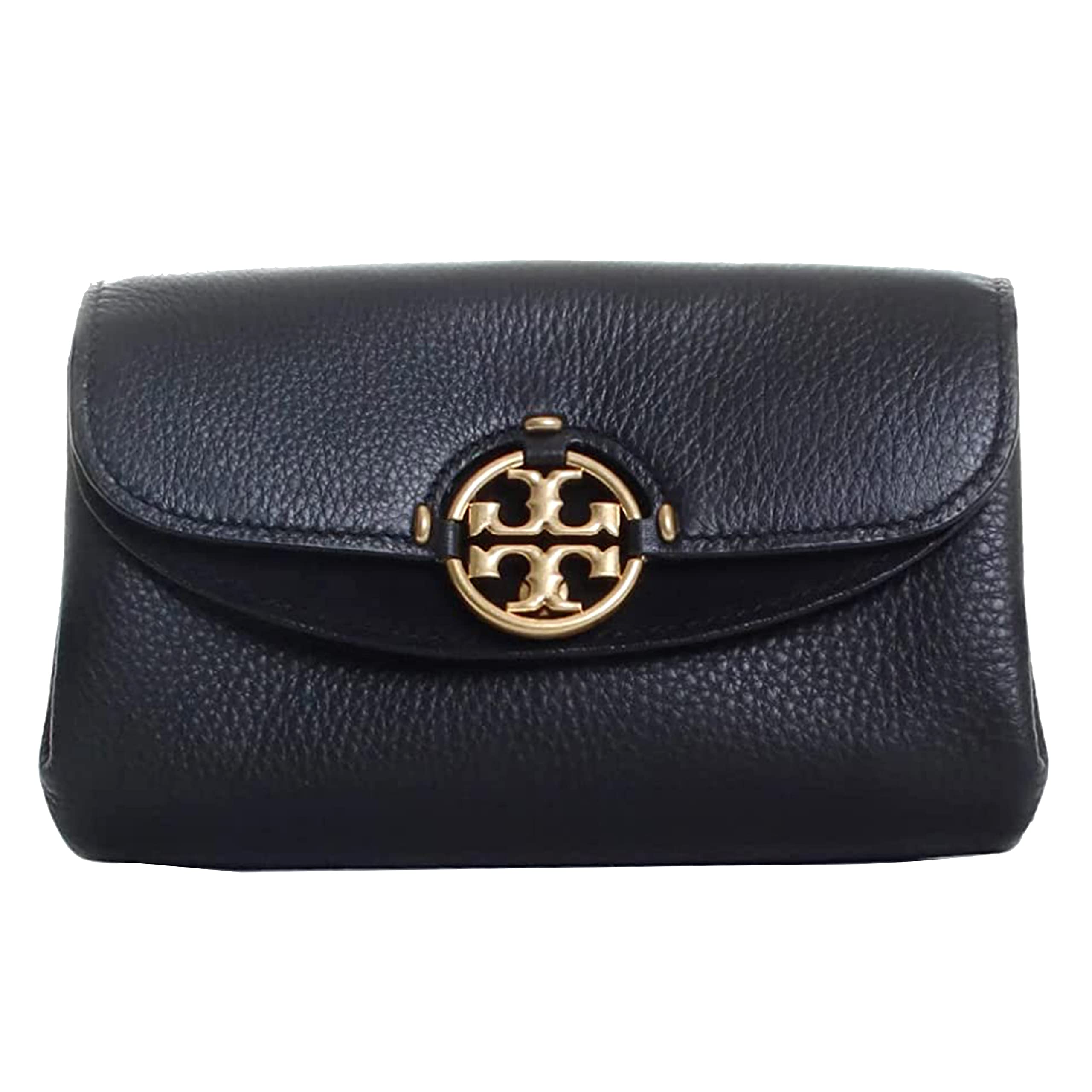 Tory Burch Miller Women's Pebbled Leather Crossbody Wallet Bag - Stylish & Compact for Everyday Use, Travel & Shopping