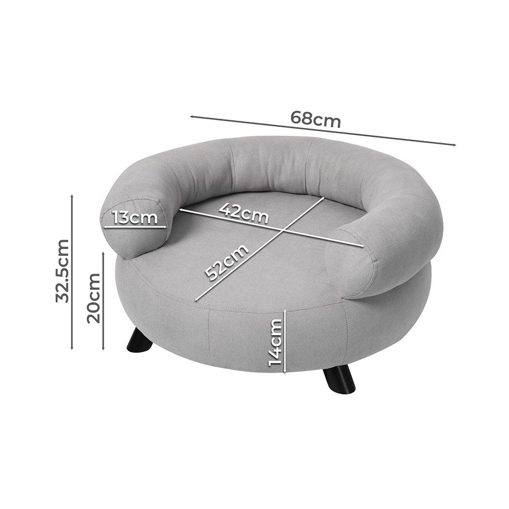 Round Lounge Chair with Removable Cushion - Modern Accent Seating for Living Room, Bedroom, or Outdoor Patio