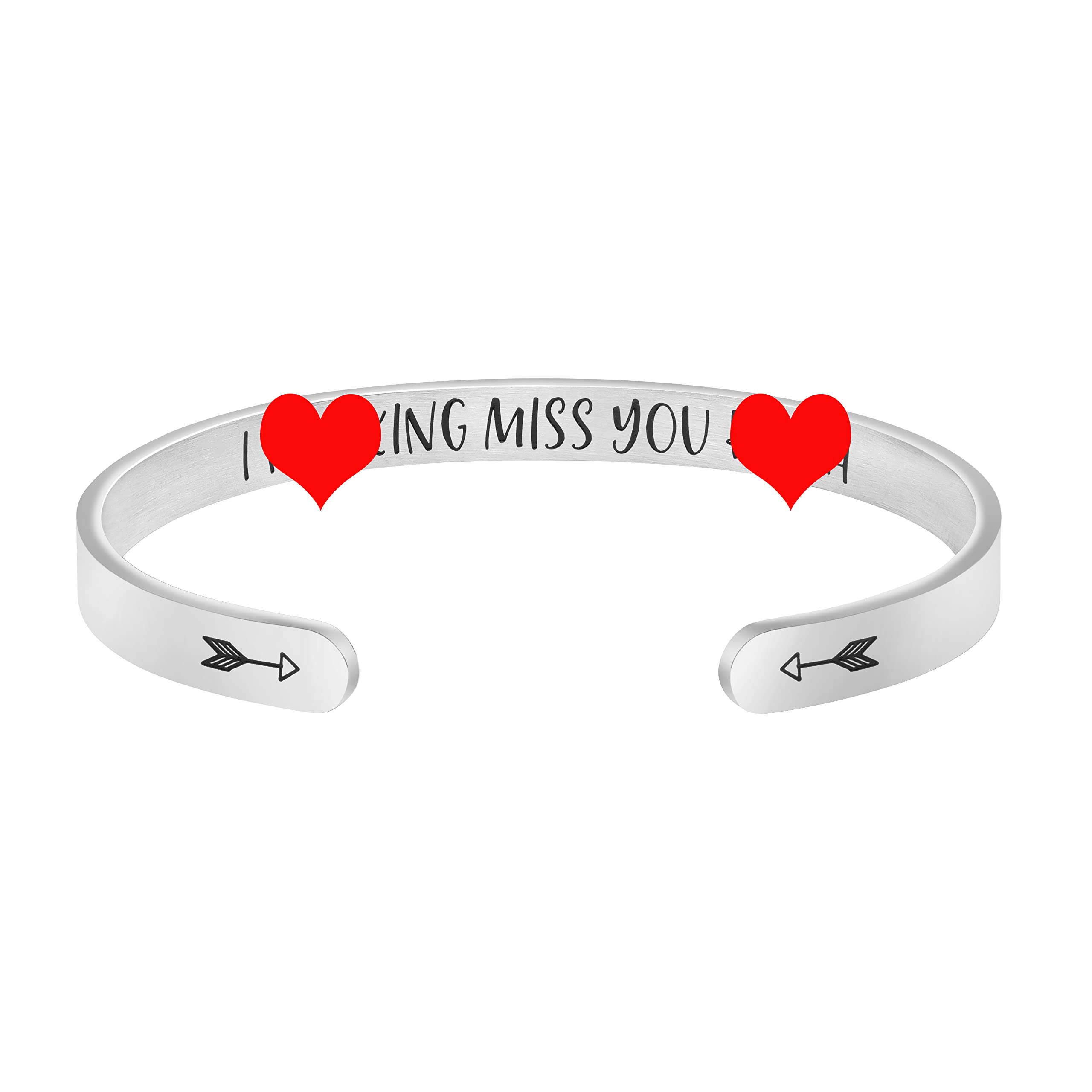 Inspirational Bracelets for Women - Hidden Message Mantra Cuff Bangle in Stainless Steel - Motivational Friendship Gift for Encouragement, Strength & Positivity - Perfect for Daily Wear, Gifting & Special Occasions