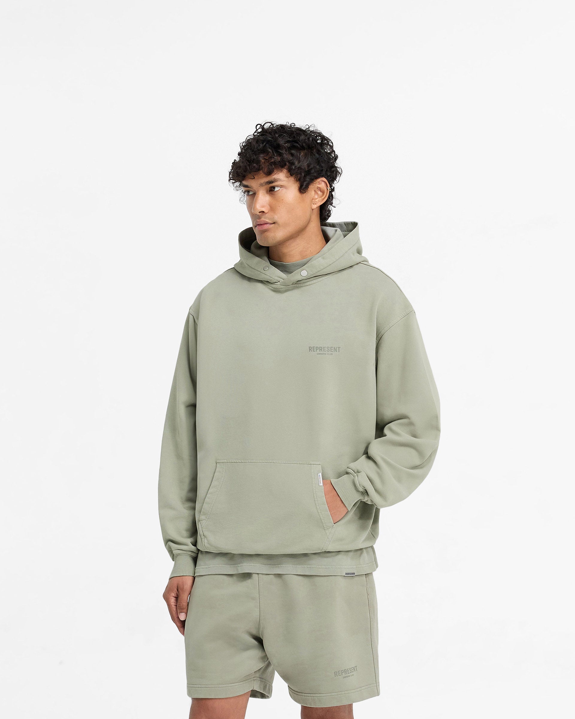 Represent Owners Club Hoodie - Pastel Green | Men's & Women's Casual Streetwear Pullover | Perfect for Gym, Lounge & Everyday Wear