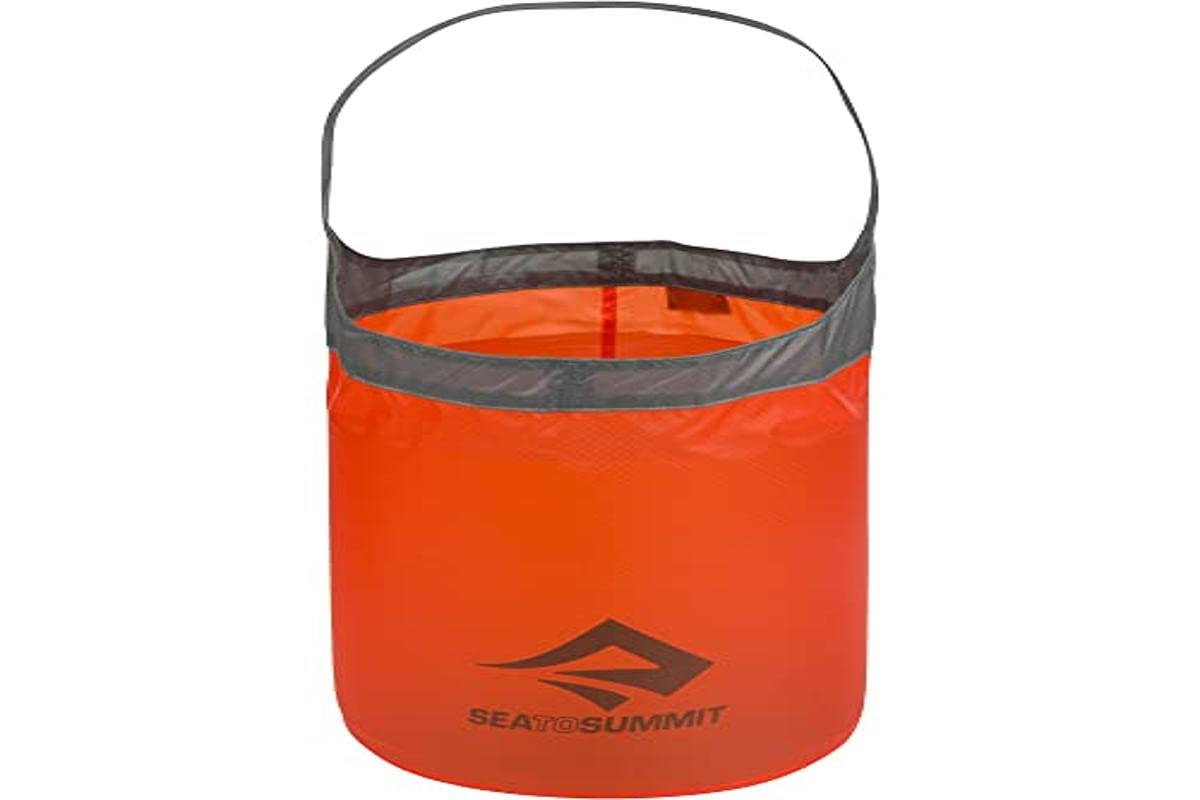 Sea to Summit Ultra-SIL Folding Bucket - Lightweight Collapsible Camping Sink for Outdoor Kitchen, Hiking & Backpacking | Portable Water Container for Camping, Travel & Emergency Preparedness