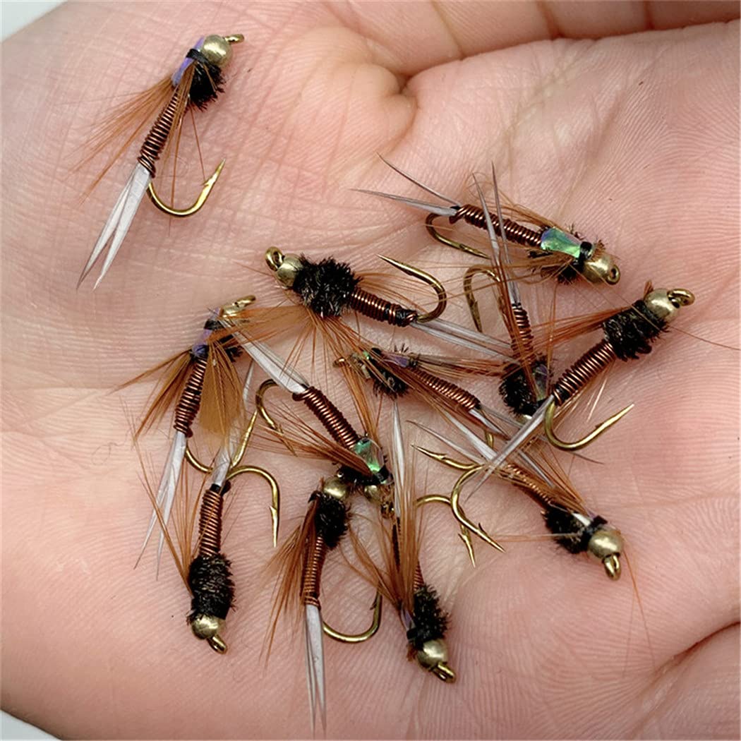 Premium Fly Fishing Flies Kit - 33/48/72/100/114/148pcs Assortment for Trout & Bass - Includes Dry/Wet Flies, Nymphs, Streamers & Popper - Durable Fly Box Included - Perfect for Freshwater Fishing & Outdoor Adventures