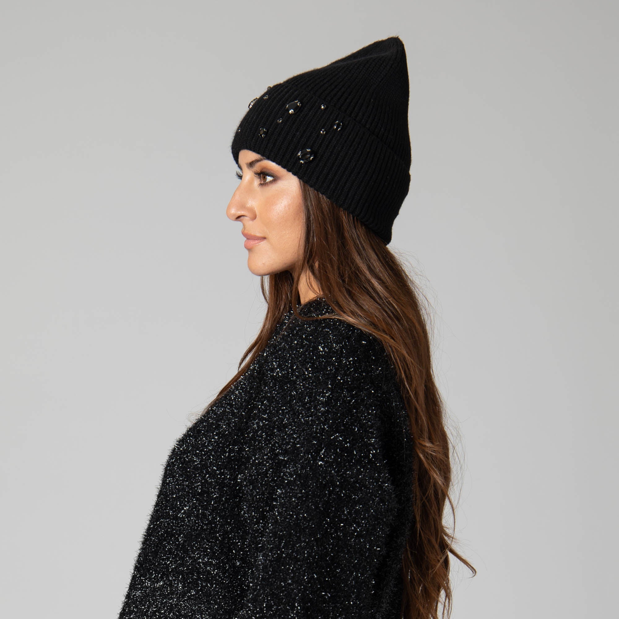Rooftop Gem Beanie - Stylish Winter Knit Hat for Men & Women - Perfect for Outdoor Activities, Skiing, and Cold Weather Fashion