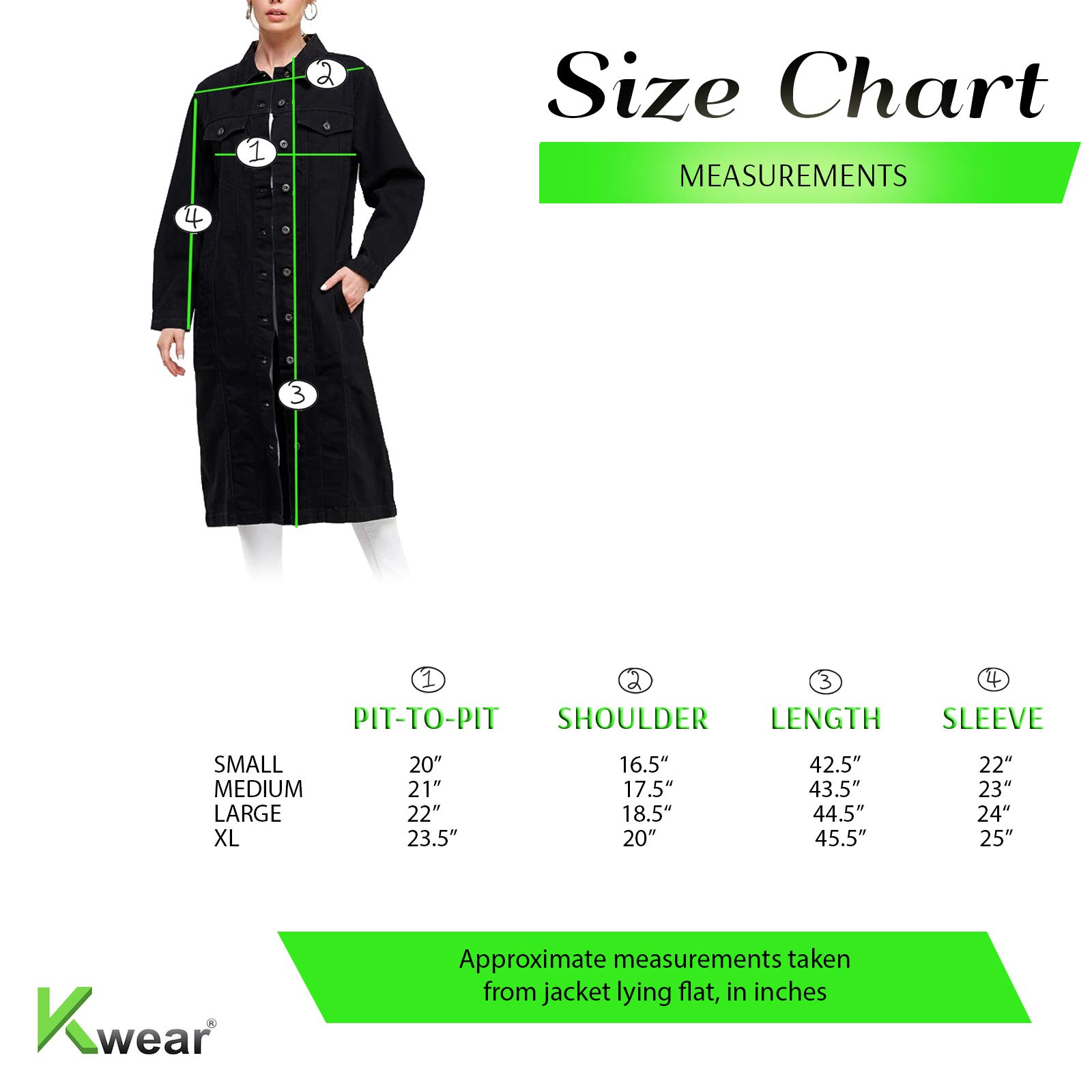 VKWear Women's Oversized Denim Jacket - Long Casual Maxi Cotton Coat with Button Up Design | Perfect for Spring Layering, Streetwear Fashion & Everyday Outfits