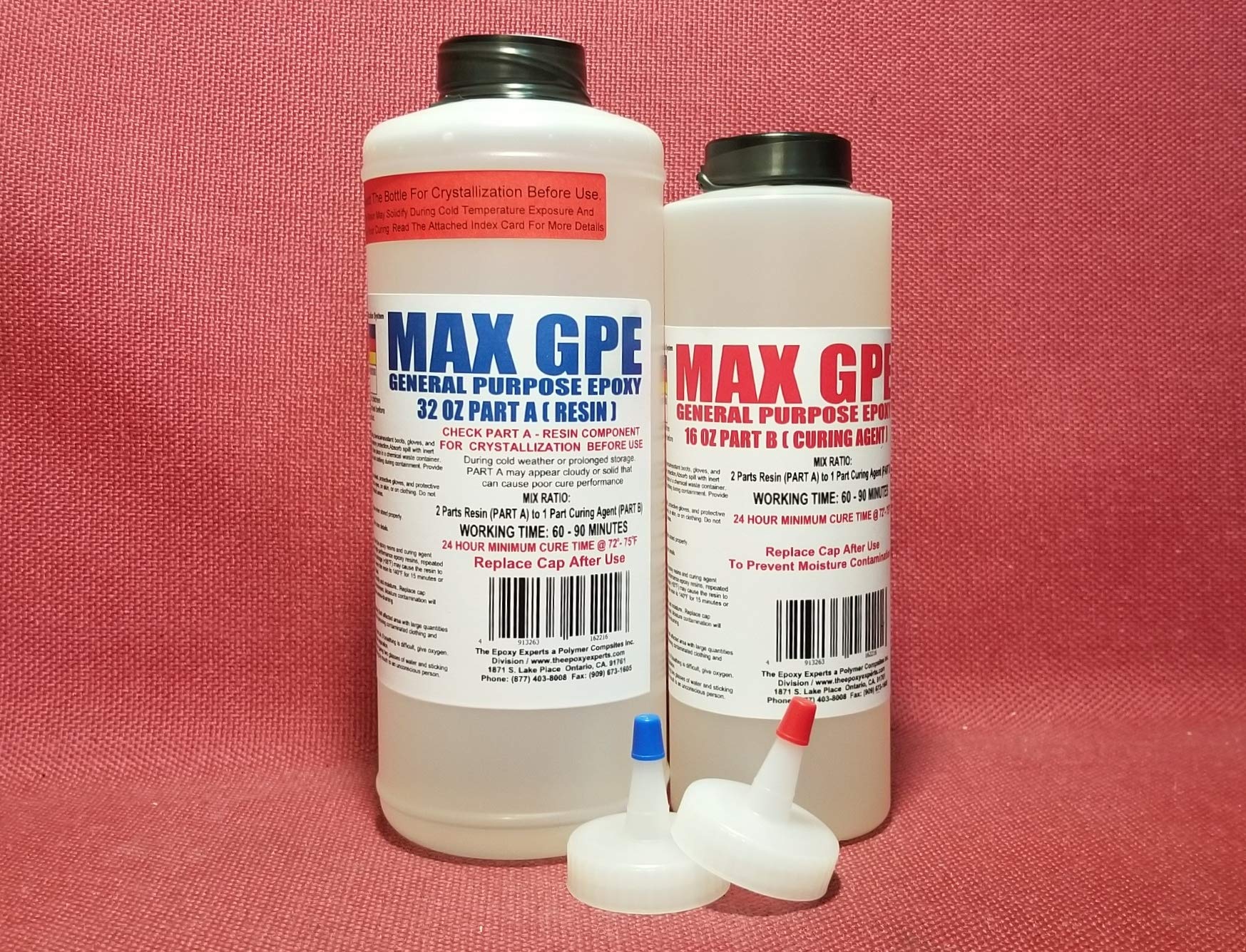 MAX GPE A/B Epoxy Resin - High Strength Injectable Glue for RV Panel Delamination Repair, Hardens Soggy Floors, Stabilizes Wood Rot, Waterproof Sealer & Coating, Fiberglass Resin Kit - Perfect for RV, Boat, and Home DIY Repairs