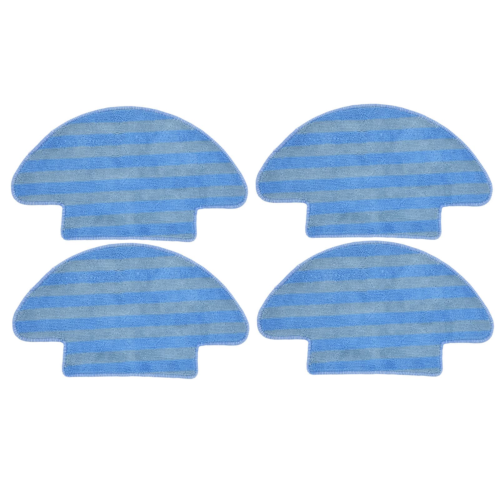 4-Pack Vacuum Mop Replacement Pads for Conga 950, TAB-T550WSC & TAB-T560H Robot Vacuums - Washable Microfiber Cleaning Cloths for Hardwood Floors & Tile Cleaning
