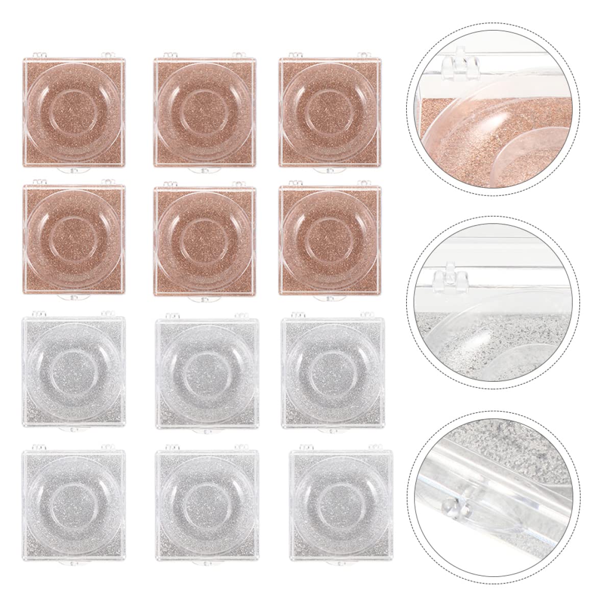 Professional Eyelash Storage Case - Durable Plastic Lash Box for Salon & Home Use | Perfect for Eyelash Extensions, False Lashes & Makeup Organization