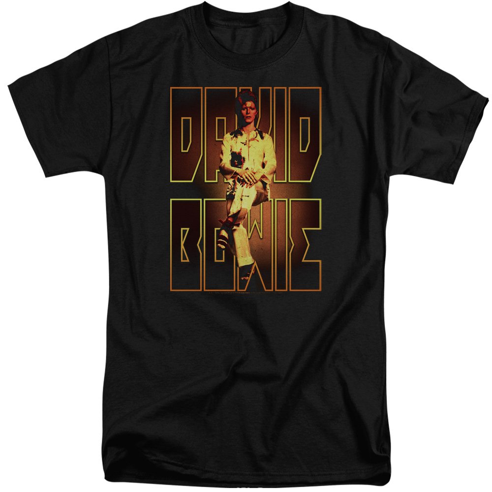 David Bowie Vintage Unisex Tall T-Shirt for Men & Women - Retro Rock Band Tee for Concerts & Casual Wear