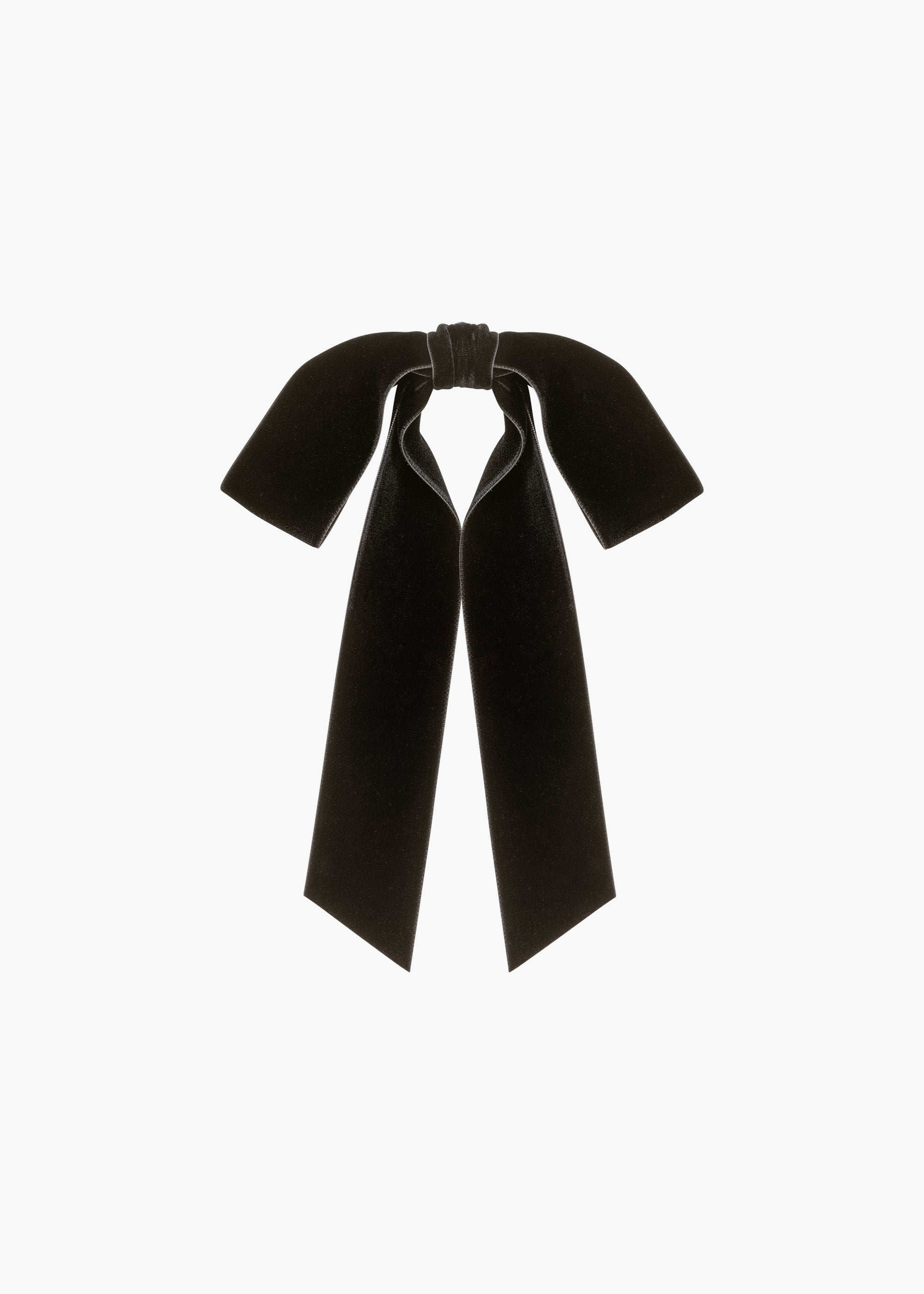 Adley Velvet Bow Barrette Hair Clip - Elegant Black Hair Accessory for Women & Girls - Perfect for Weddings, Parties & Everyday Wear
