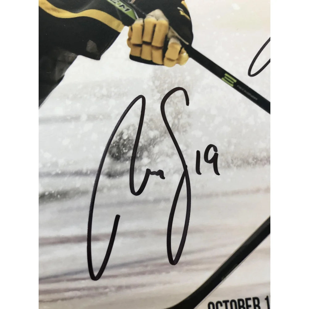 Jonathan Marchessault & Reilly Smith Autographed Vegas Golden Knights 16x20 Framed Photo - Limited Edition #D/300 with JSA Certificate - Perfect for Hockey Fans, Sports Memorabilia Collectors and Man Cave Decor
